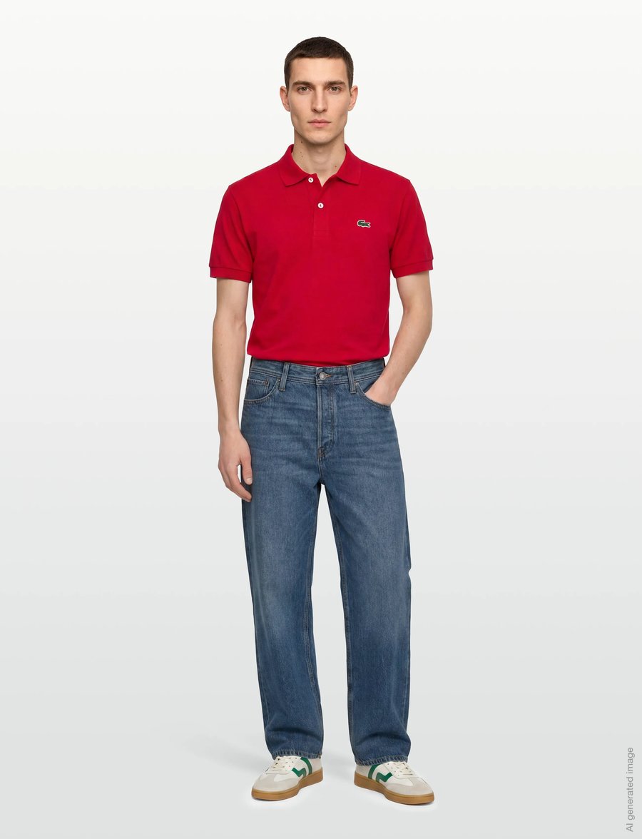 Lacoste - Classic Fit L1212 Original Polo Shirt - kortærmede poloer - red - 0