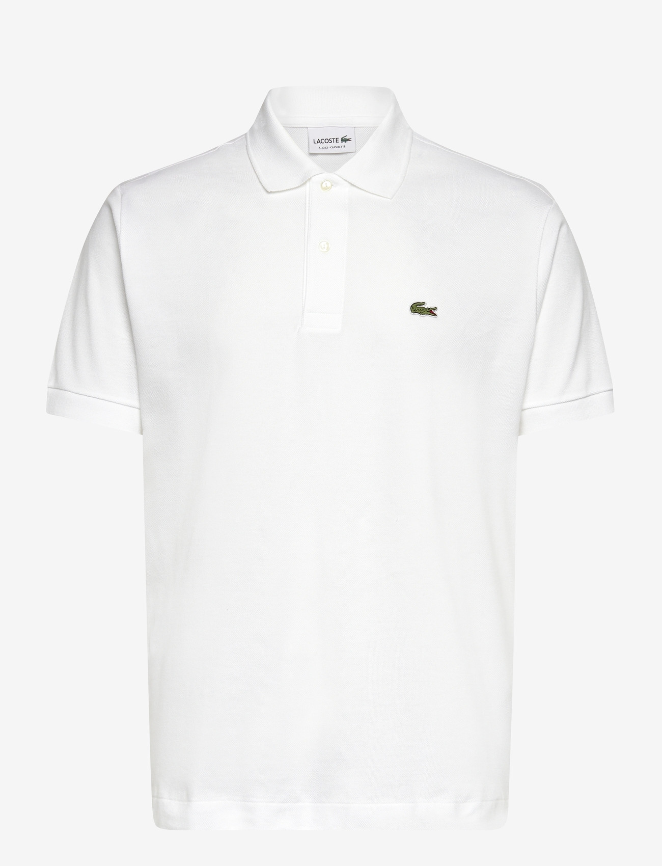 Lacoste Classic Fit L1212 Original Polo Shirt - Kläder - WHITE / white