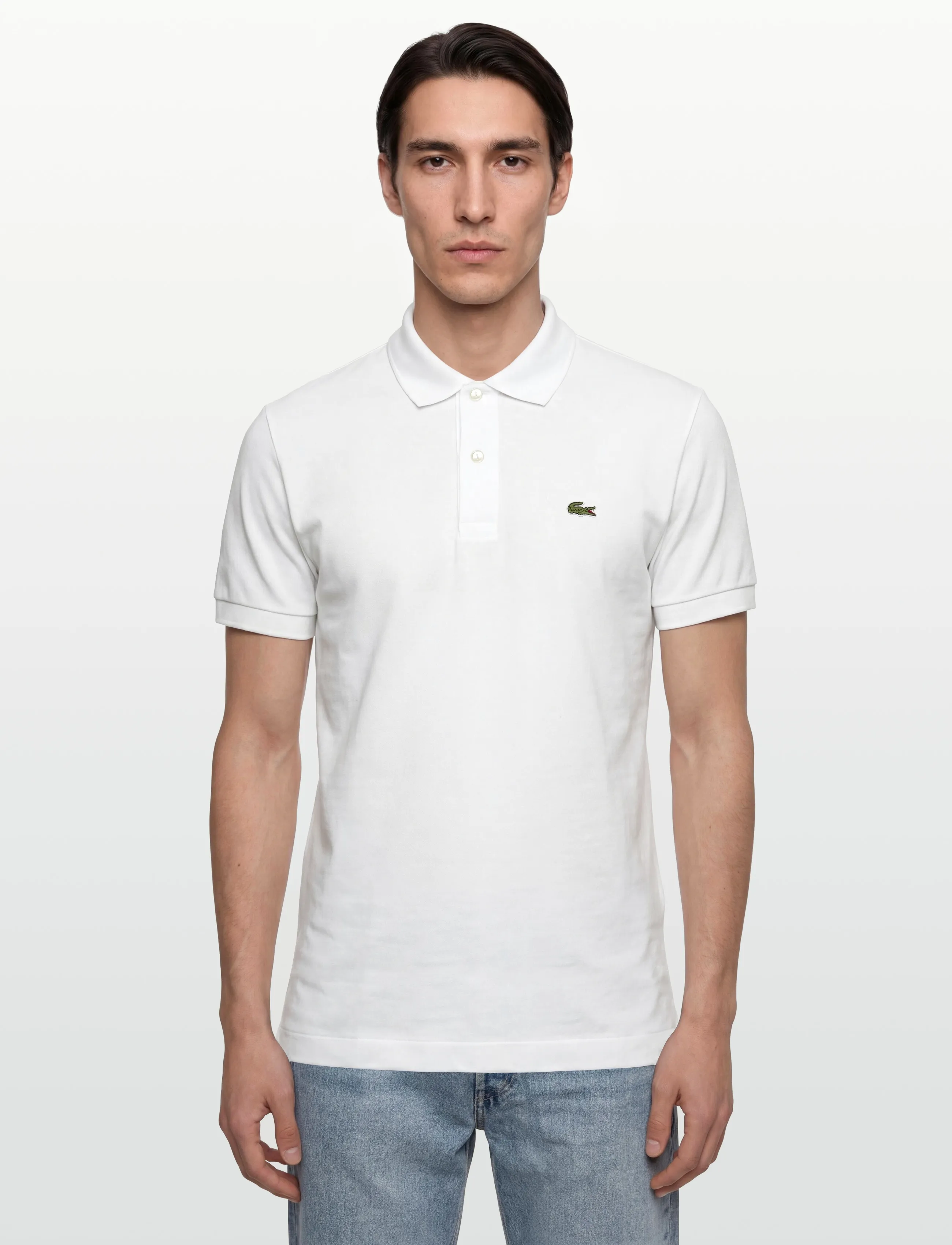 Lacoste - Classic Fit L1212 Original Polo Shirt - kortærmede poloer - white - 3
