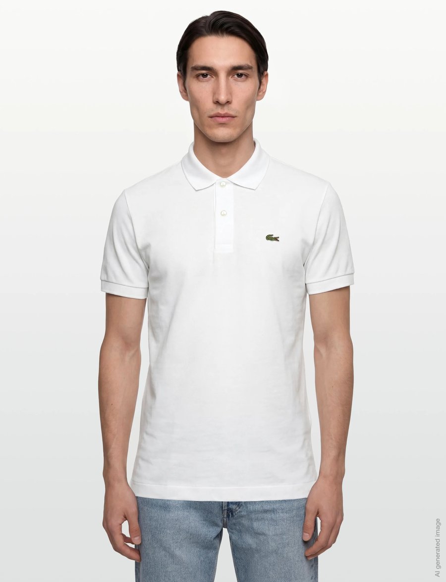 Lacoste - Classic Fit L1212 Original Polo Shirt - kortærmede poloer - white - 3