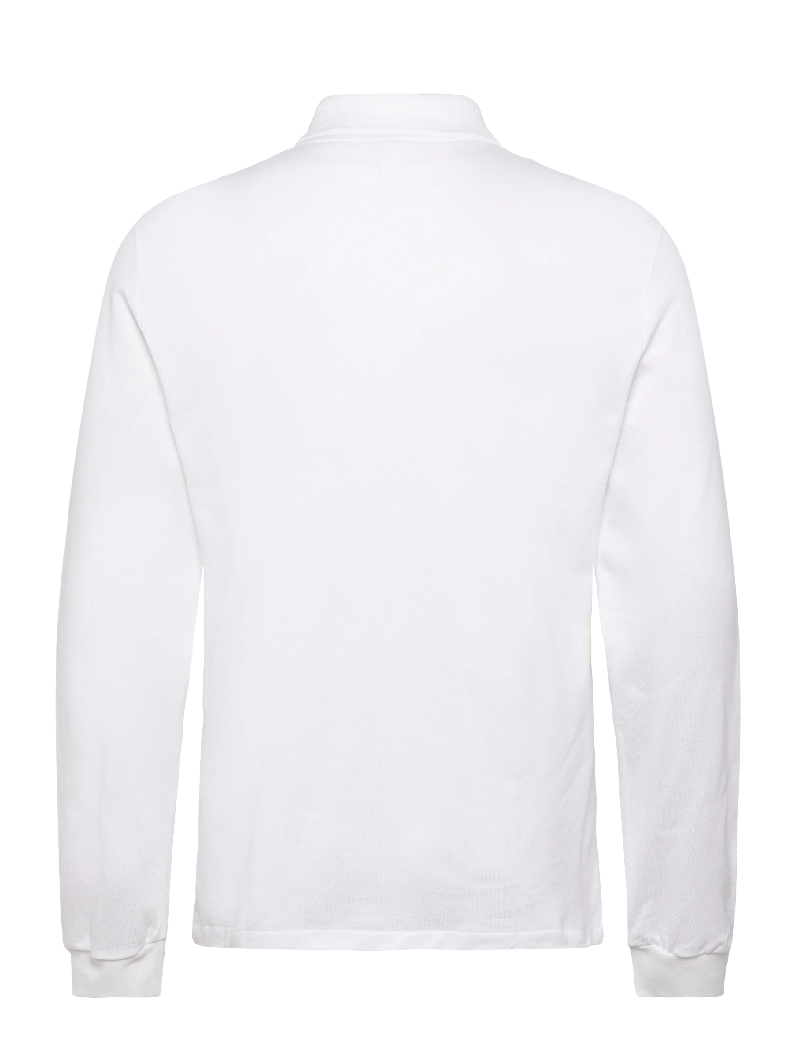 Lacoste - Classic Fit L1312 Longsleeve Polo Shirt - langærmede poloer - white - 1