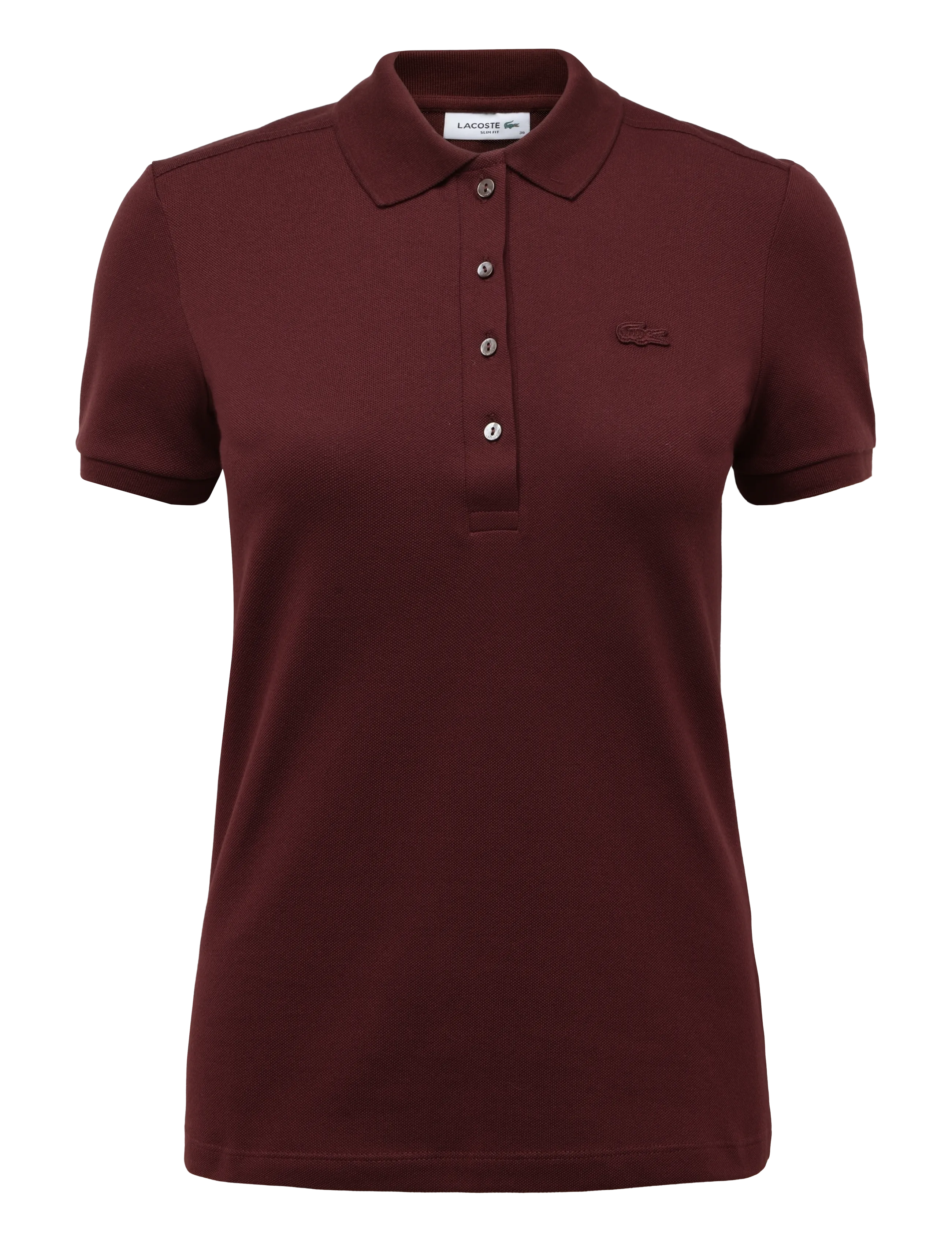 Lacoste Stretch Cotton Piqué Polo - T-shirts & Tops - BROWN / brown