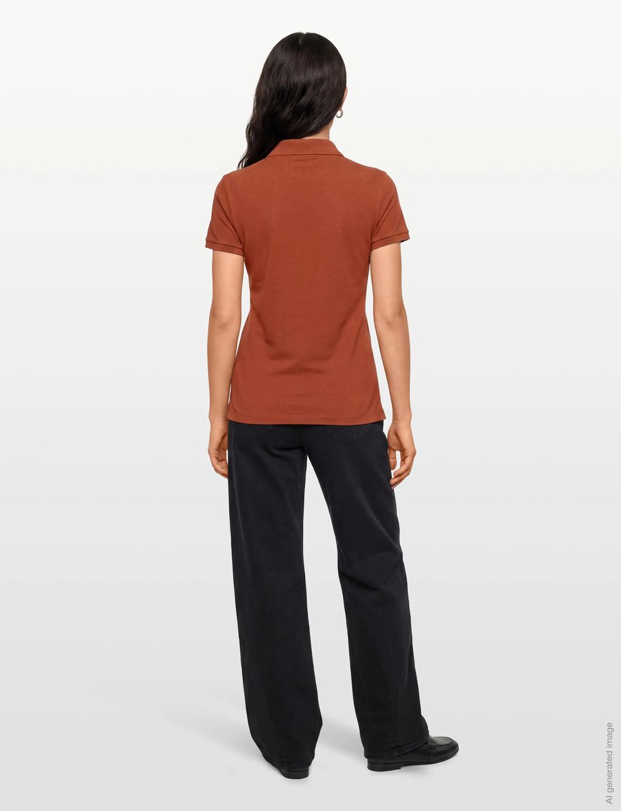Lacoste - Stretch Cotton Piqué Polo - poloshirts - burgundy - 4