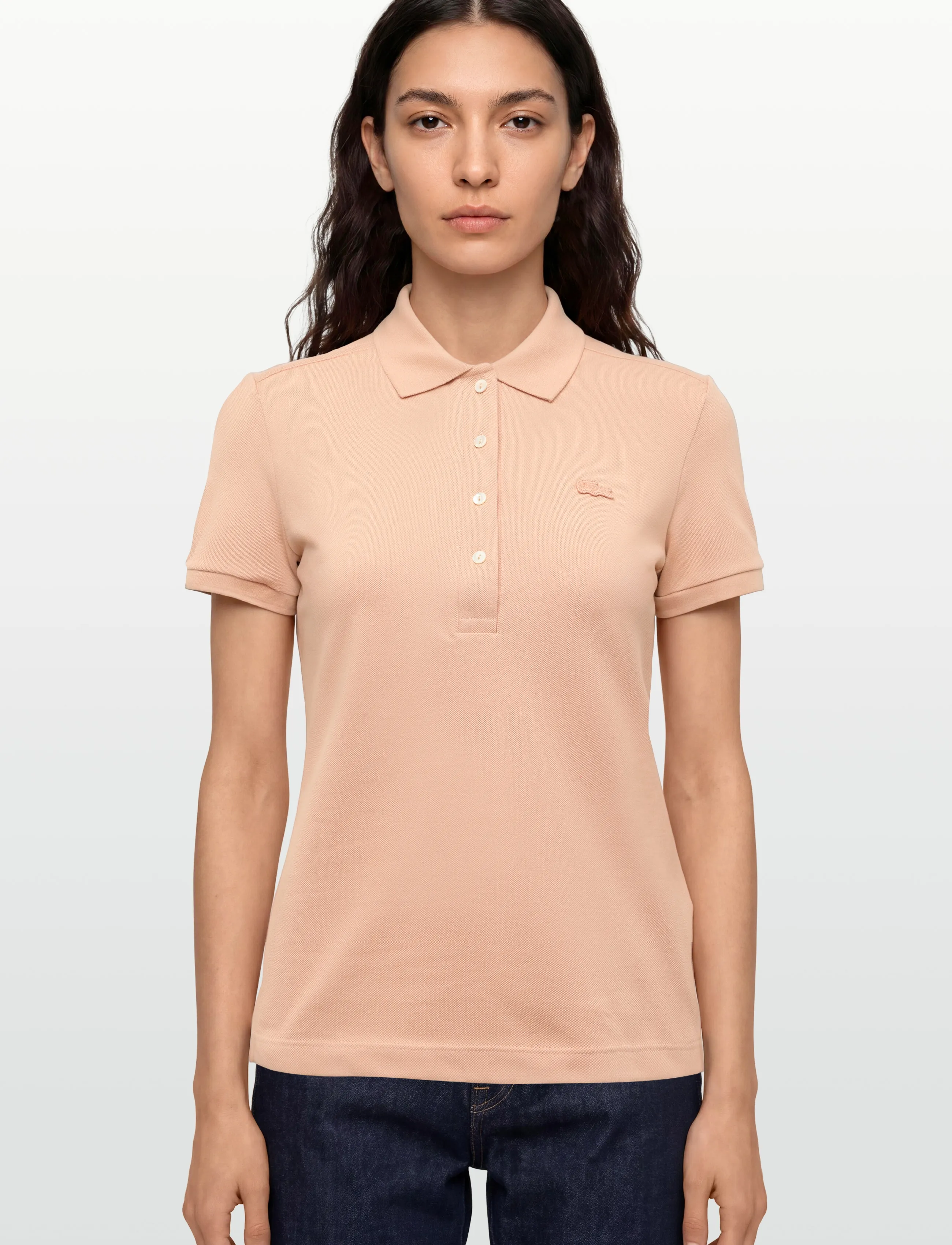 Lacoste - Stretch Cotton Piqué Polo - poloer - pink - 3
