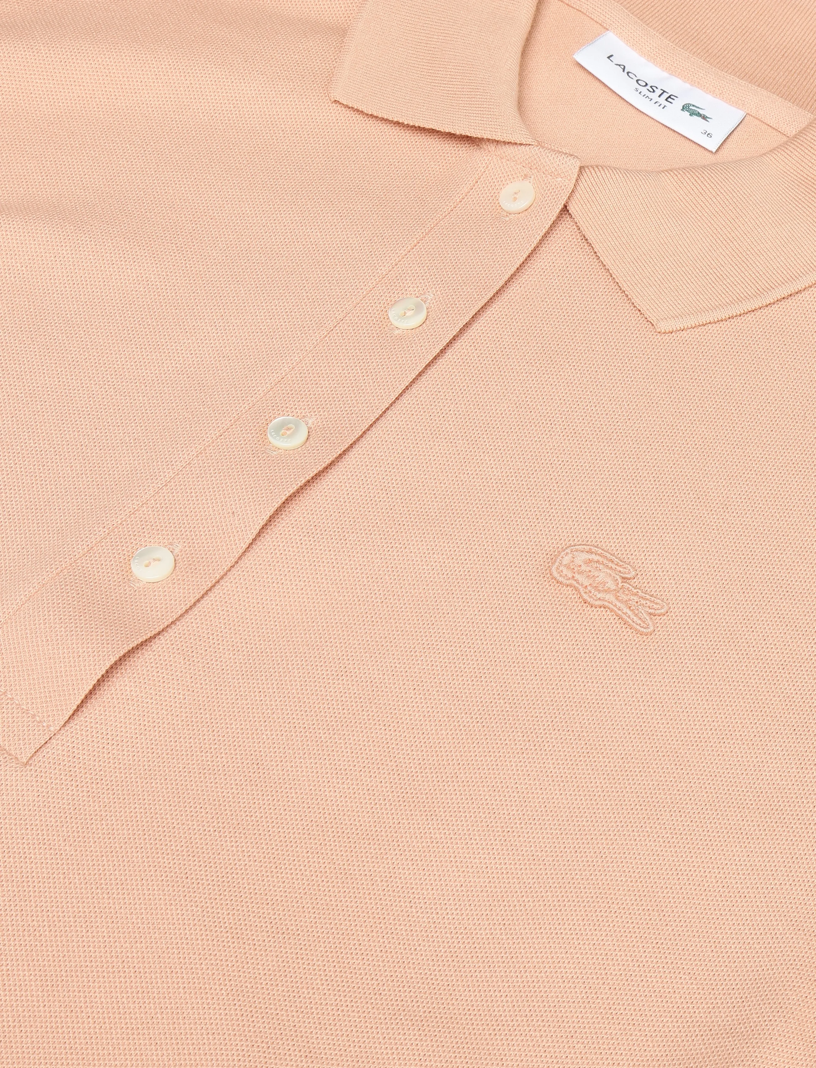 Lacoste - Stretch Cotton Piqué Polo - pink - 2