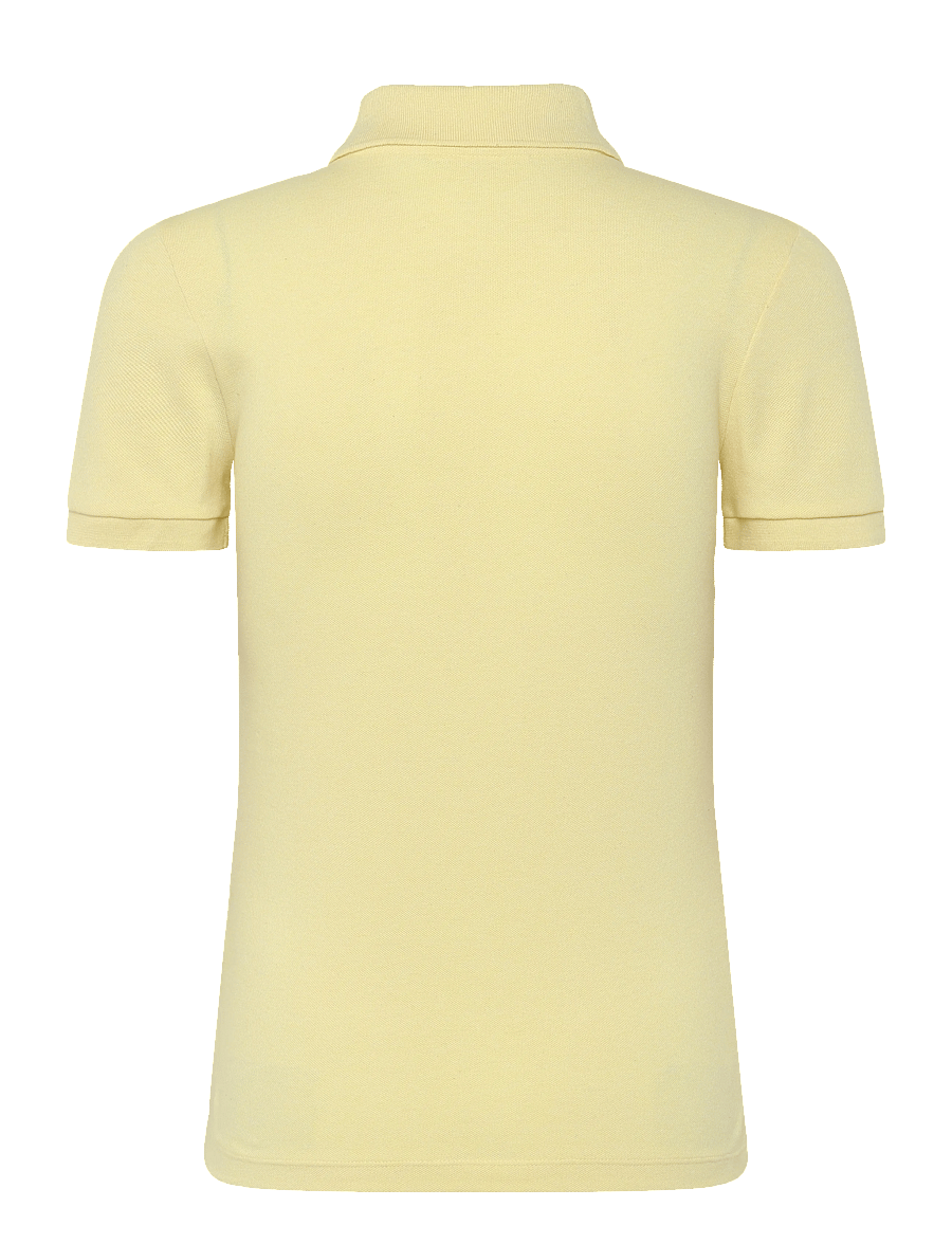 Lacoste - Stretch Cotton Piqué Polo - poloshirts - yellow - 1
