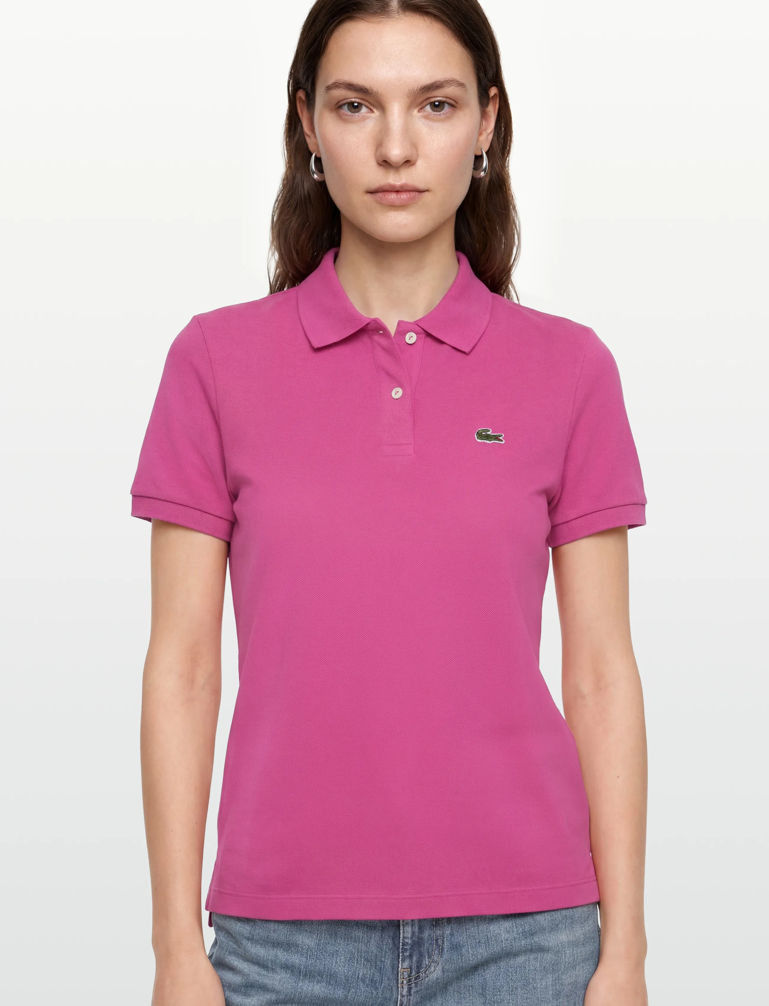 Lacoste - Regular Fit Supple Petit Piqué Polo - poloer - pink - 3