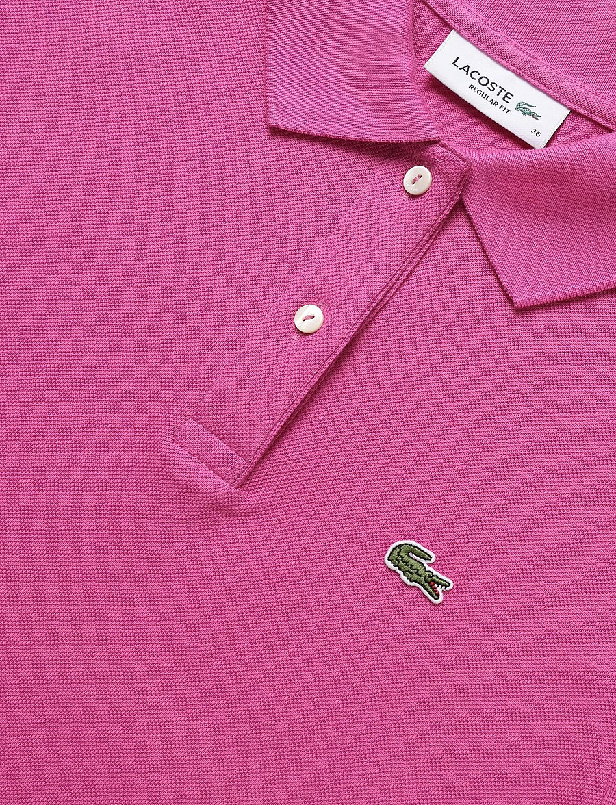 Lacoste - Regular Fit Supple Petit Piqué Polo - poloer - pink - 5