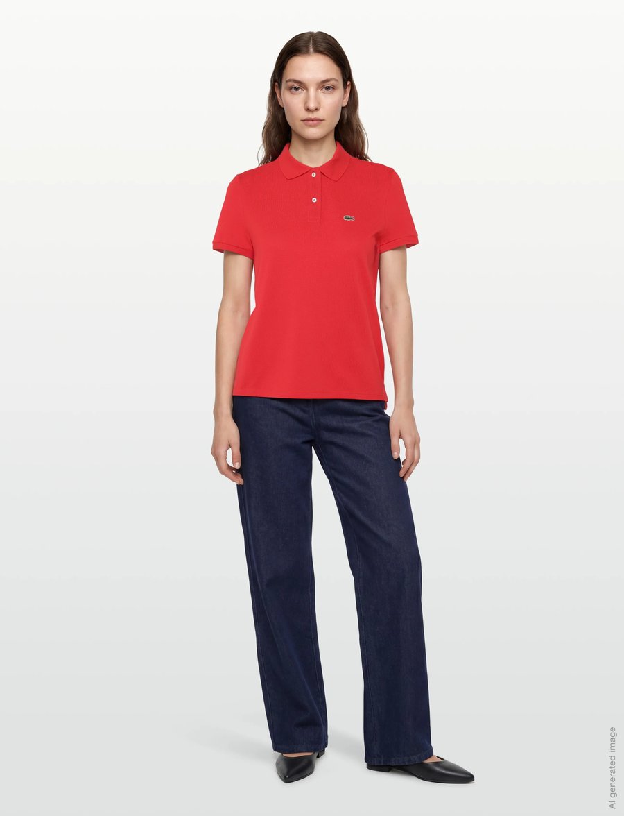 Lacoste - Regular Fit Supple Petit Piqué Polo - polosärgid - red - 0