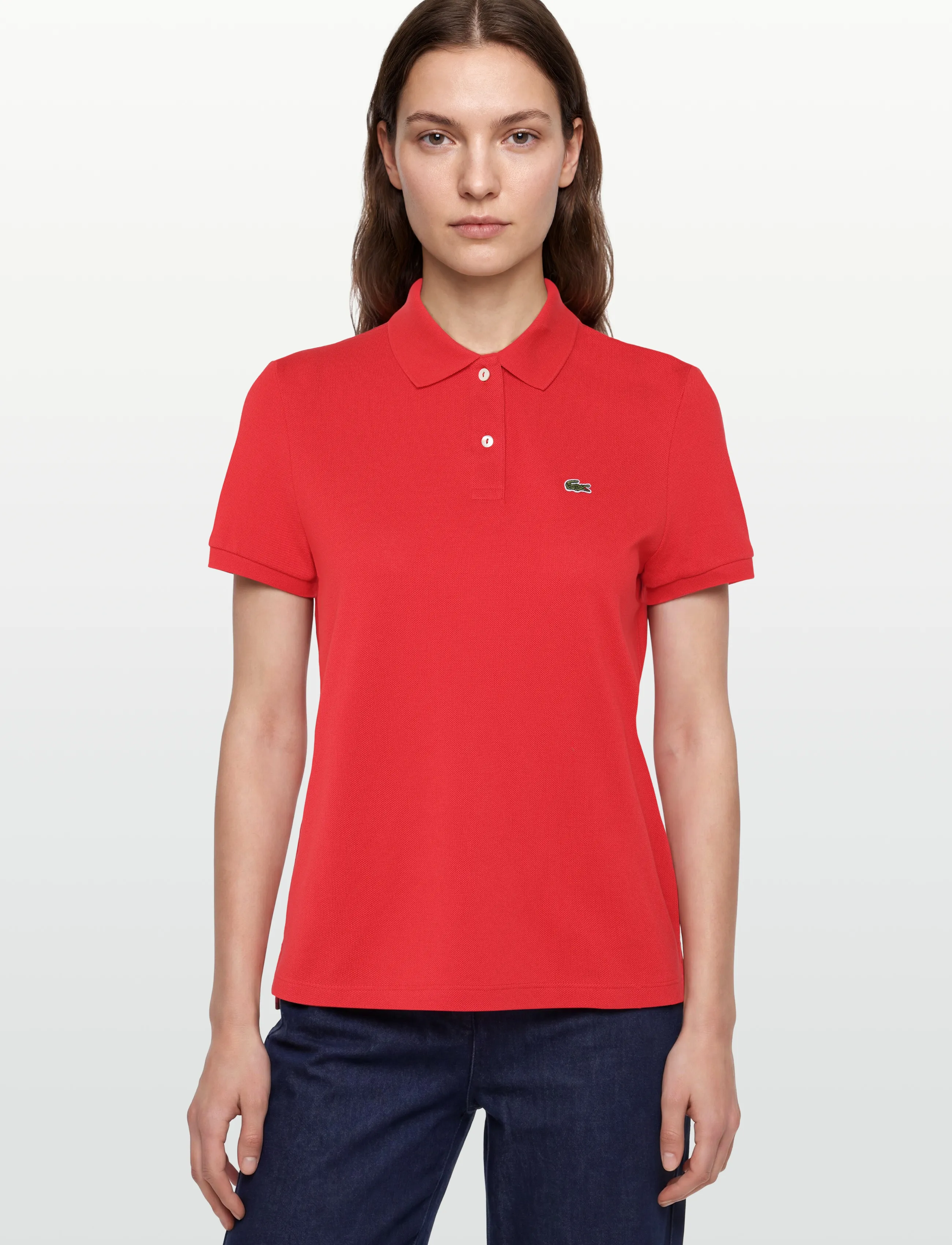 Lacoste - Regular Fit Supple Petit Piqué Polo - polosärgid - red - 3