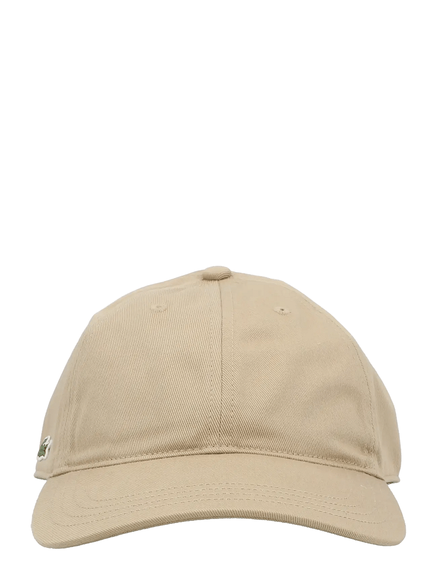 Lacoste - Cotton Baseball Cap - beige - 0