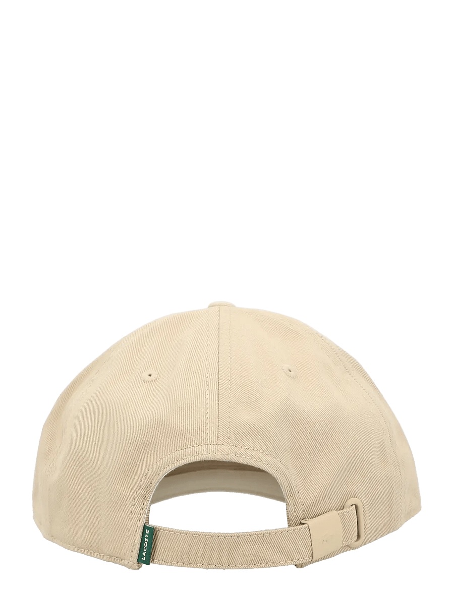 Lacoste - Cotton Baseball Cap - beige - 1