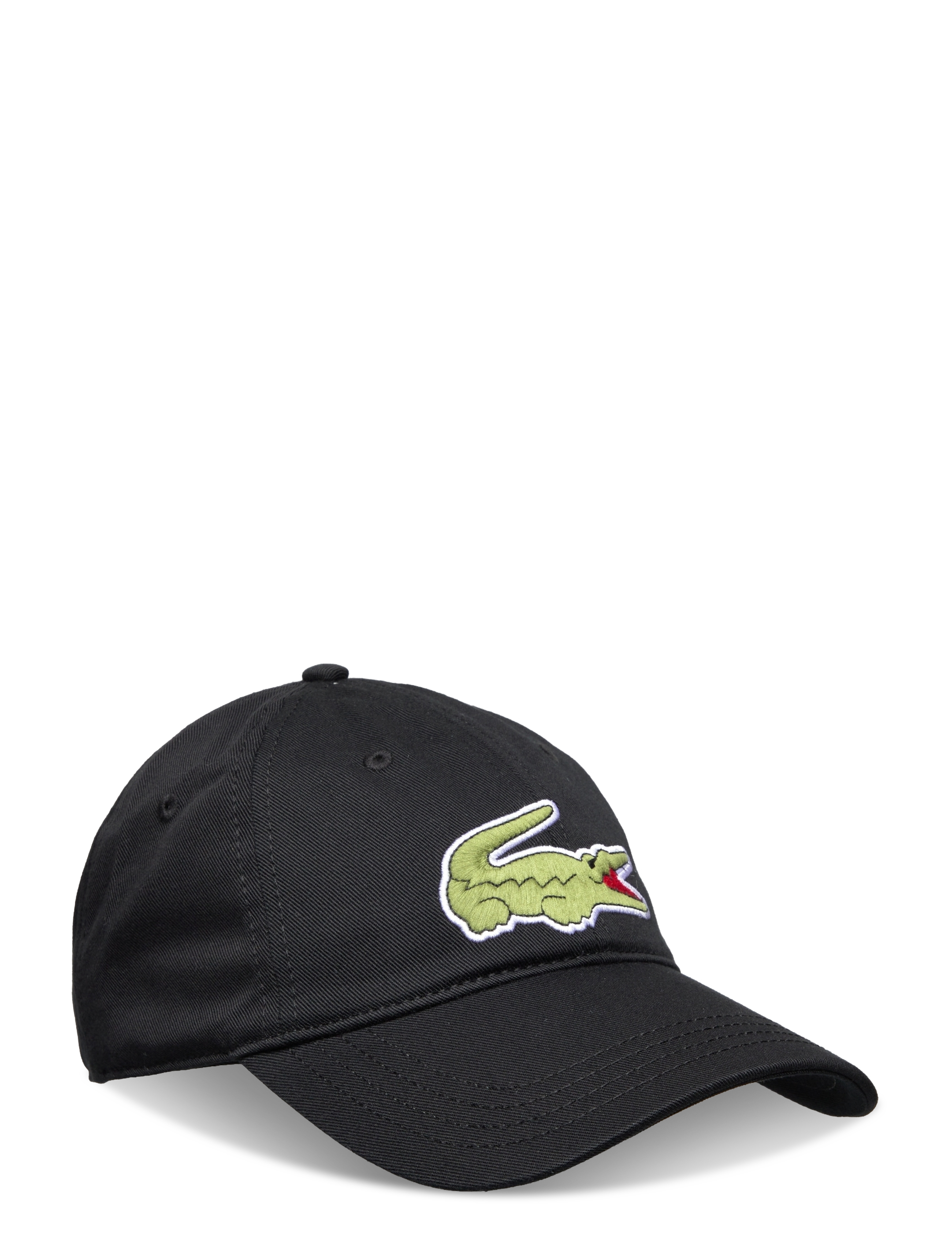 Lacoste Cotton twill cap with crocodile badge - Geburtstag - BLACK / black