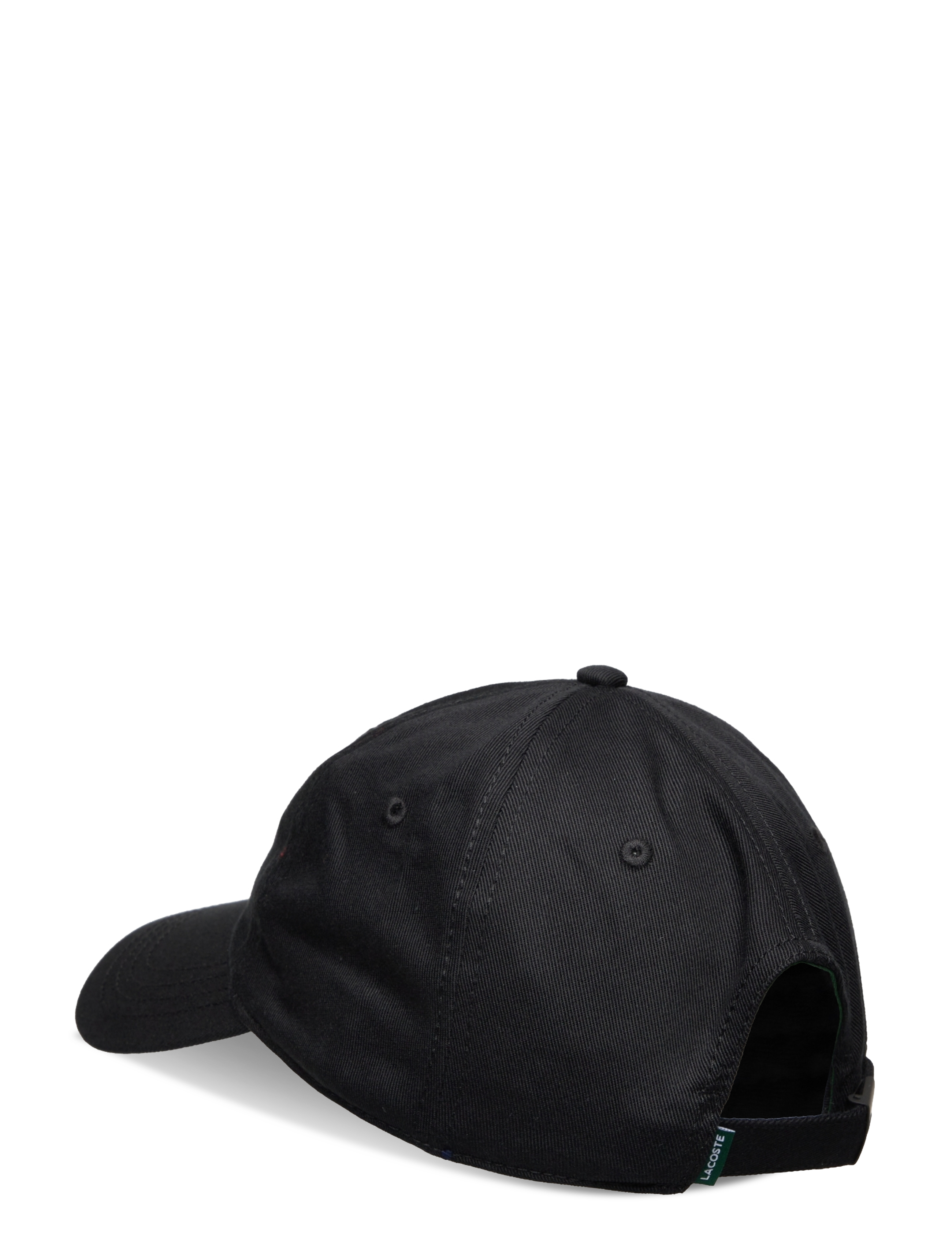 Lacoste - Cotton twill cap with crocodile badge - lippalakit - black - 1