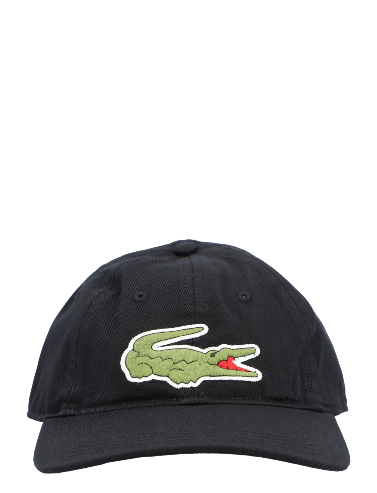 Lacoste - Cotton twill cap with crocodile badge - lippalakit - black - 2