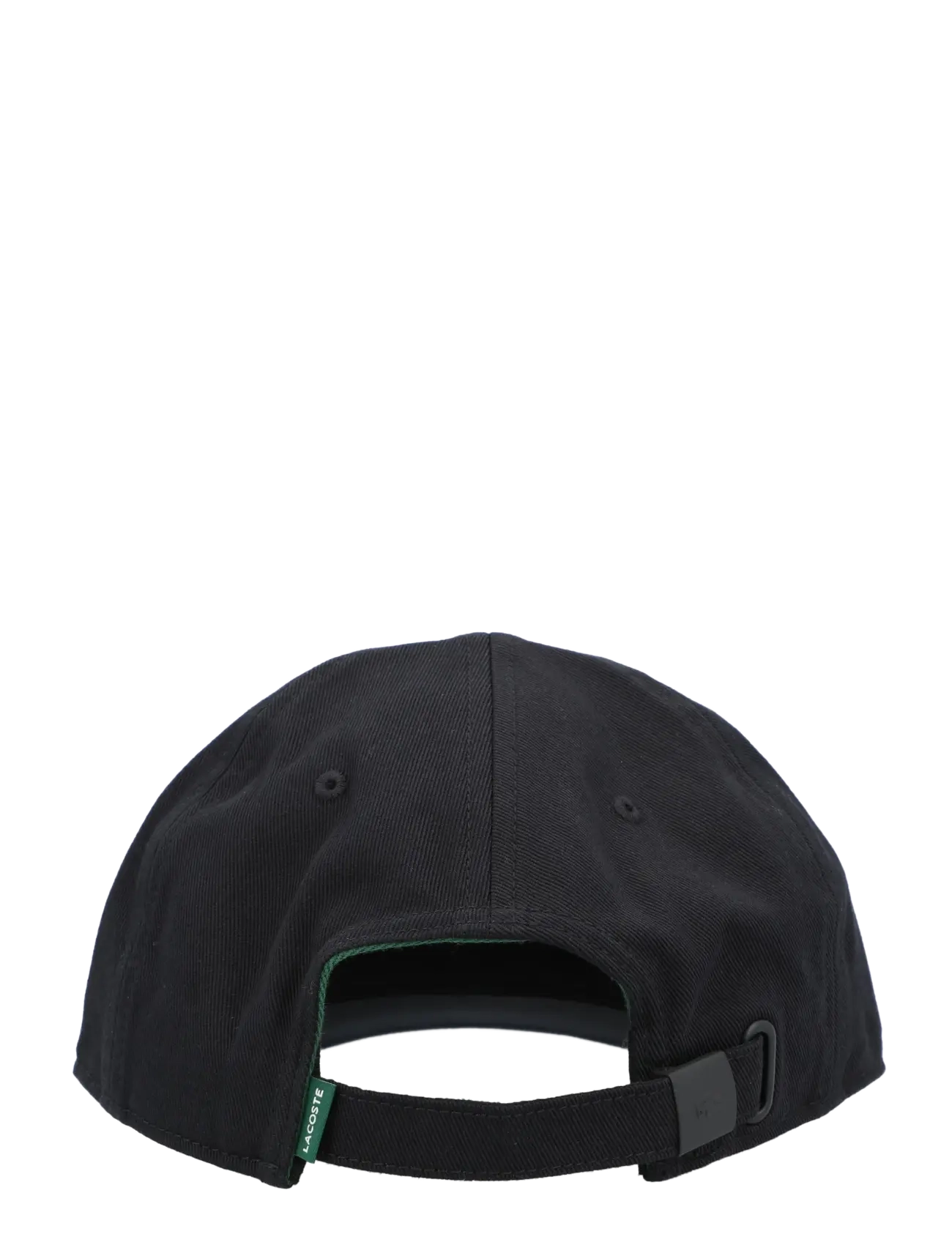 Lacoste - Cotton twill cap with crocodile badge - lippalakit - black - 3