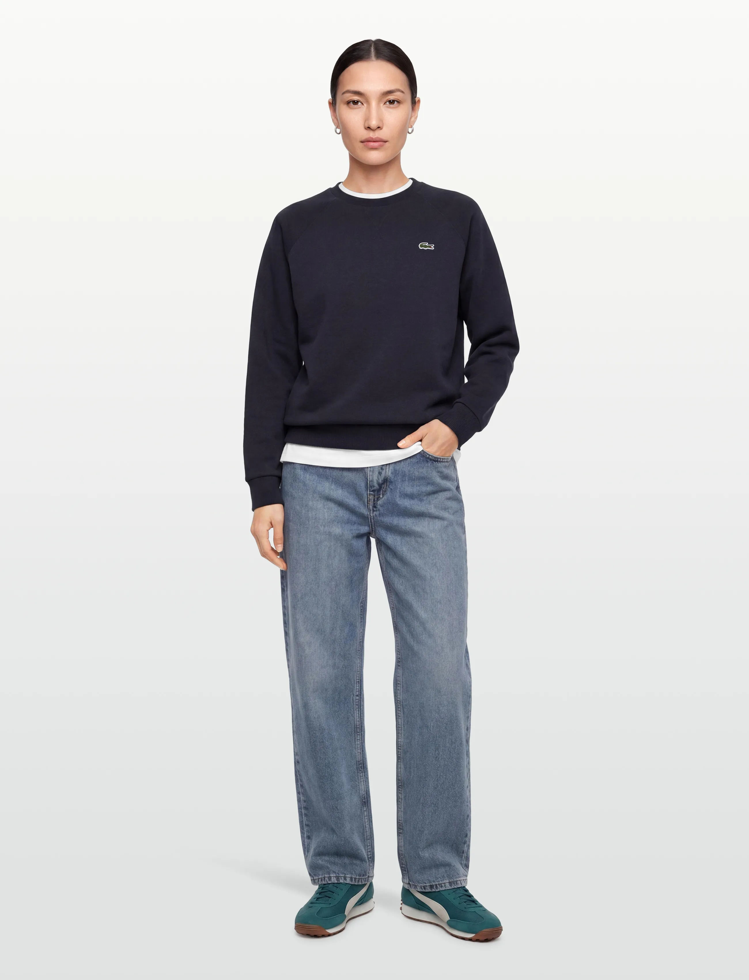 Lacoste Sweatshirts, 34, Sweatshirts & Hoodies, Marineblau - Frauen