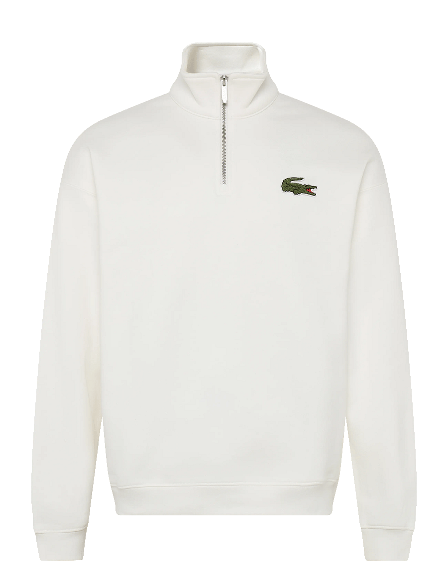 Lacoste - Half Zip Sweatshirt - white - 0