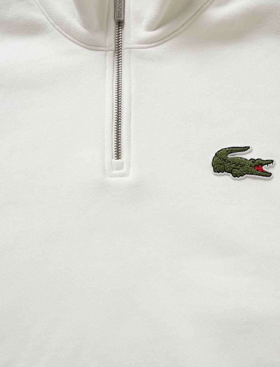 Lacoste - Half Zip Sweatshirt - white - 2