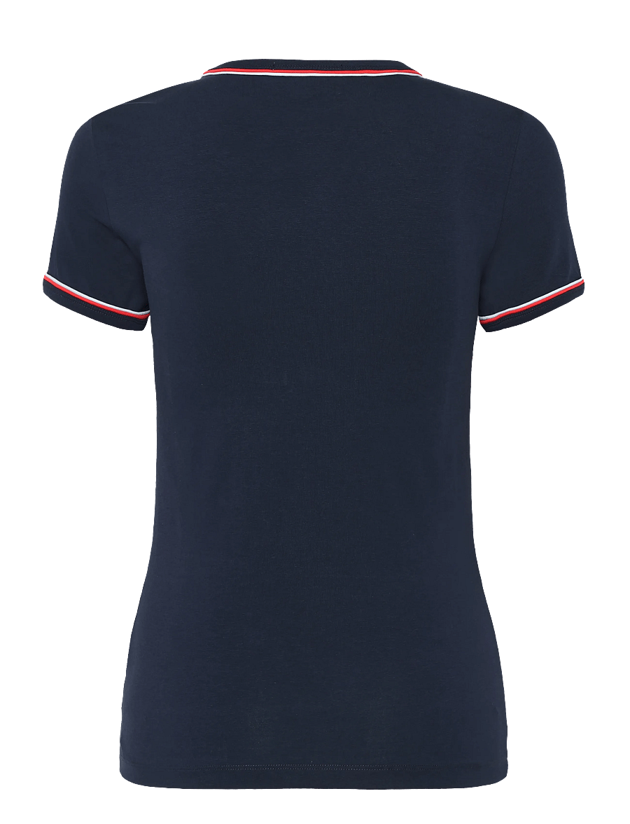 Lacoste - Women's Contrast Accent Jersey T-Shirt - t-shirts - multi coloured - 2