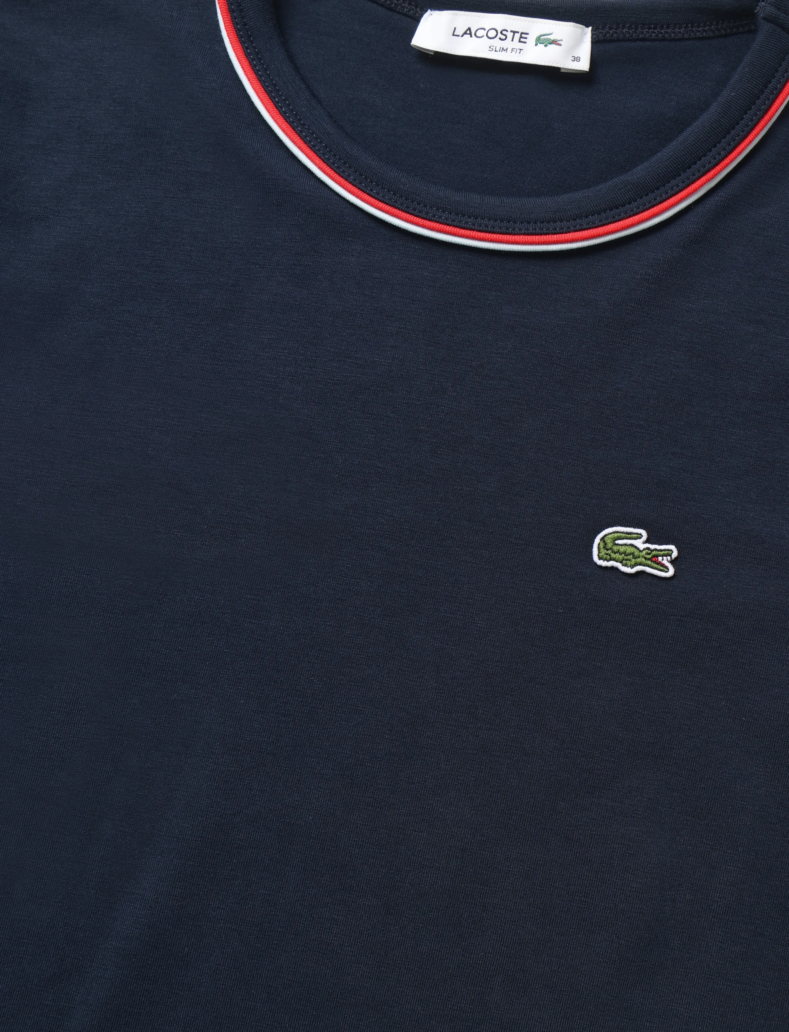 Lacoste - Women's Contrast Accent Jersey T-Shirt - t-shirts - multi coloured - 5