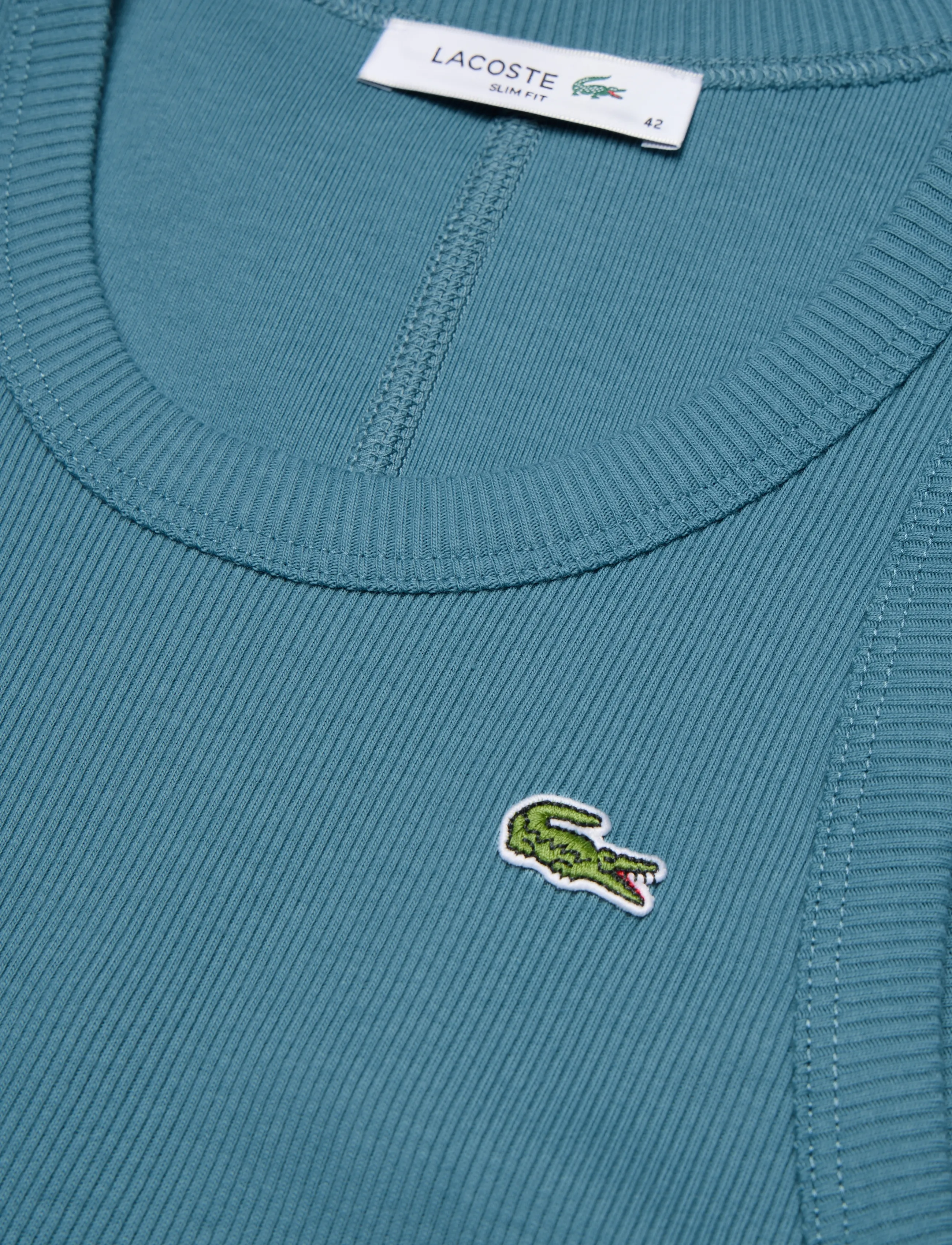 Lacoste - Slim Fit Cotton Tank Top - blue - 2