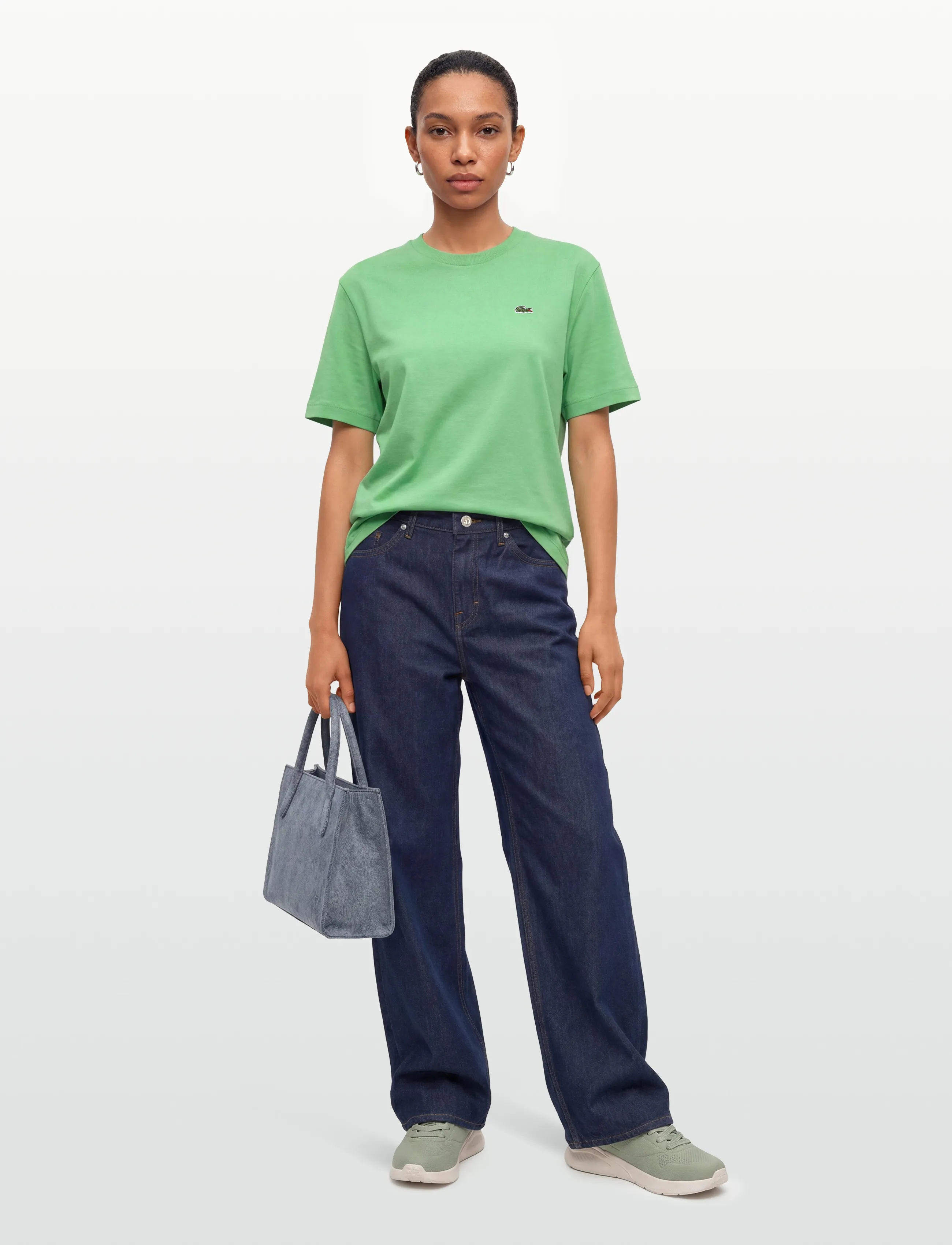 Lacoste Relaxed Fit T-shirt - T-särgid ja alussärgid - GREEN / green