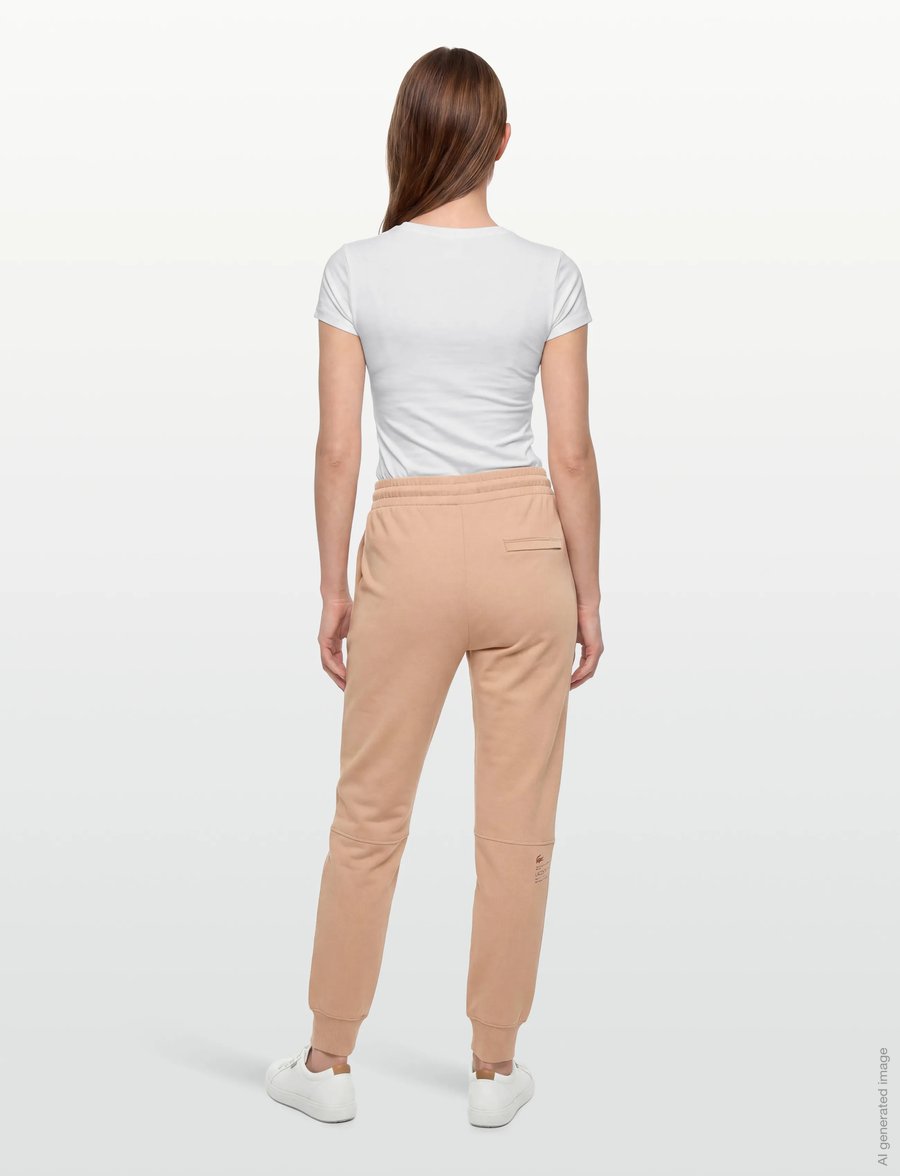 Lacoste - Cotton Sweatpants - sweatpants - pink - 4