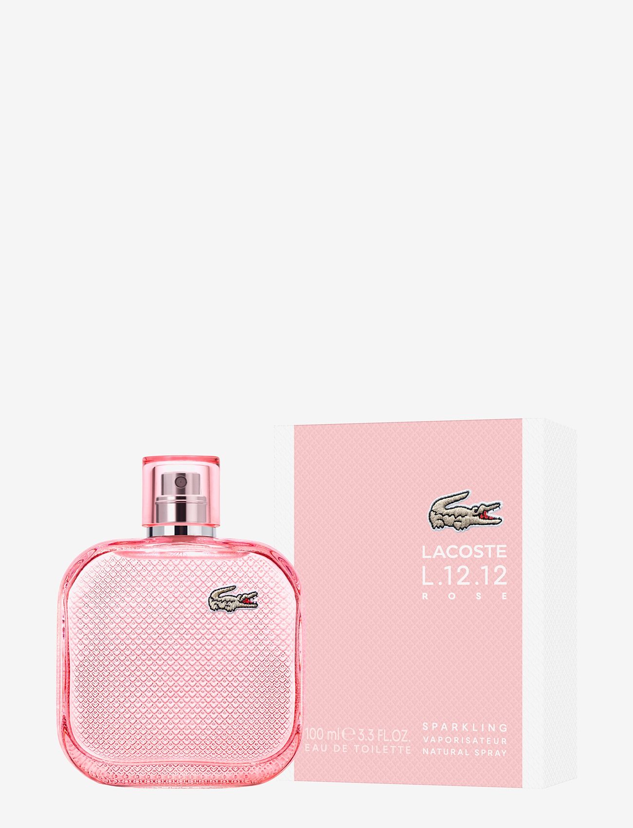 Lacoste Fragrance - L.12.12 ROSE SPARKLING EDT 100 ML - til hende  - clear - 1
