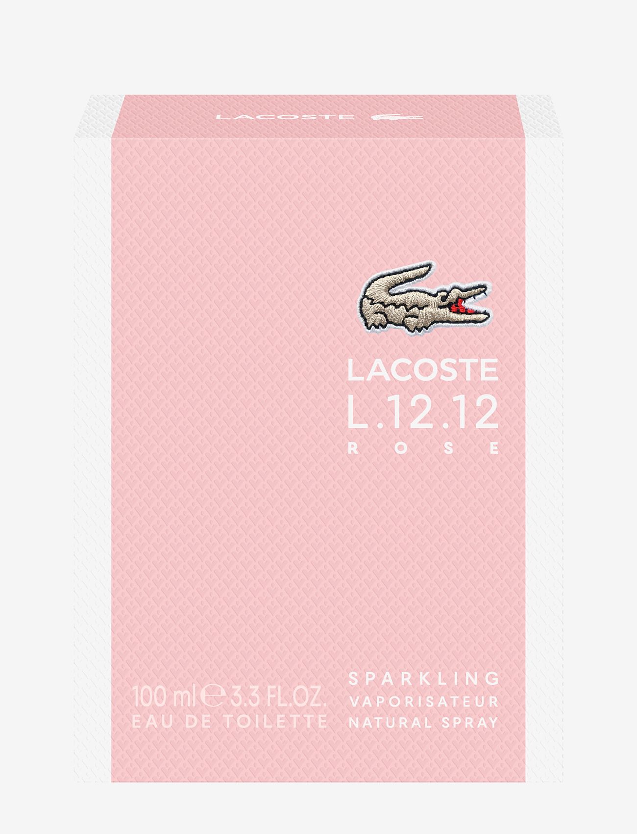 Lacoste Fragrance - L.12.12 ROSE SPARKLING EDT 100 ML - til hende  - clear - 2