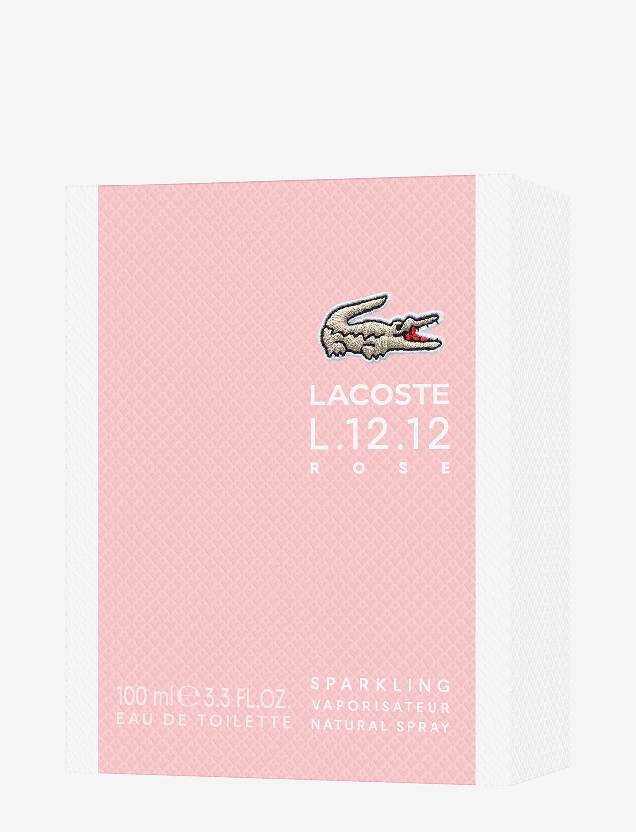 Lacoste Fragrance - L.12.12 ROSE SPARKLING EDT 100 ML - til hende  - clear - 3