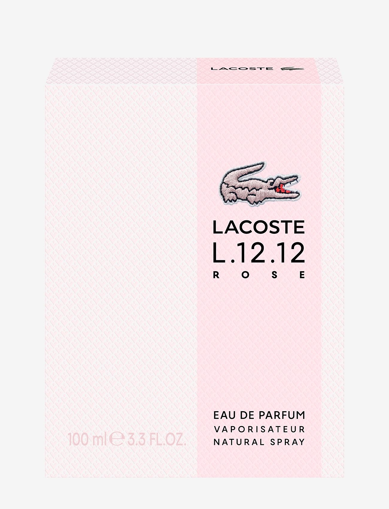 Lacoste Fragrance - L.12.12 ROSE EDP 100 ML - bliv klar til date night - clear - 2