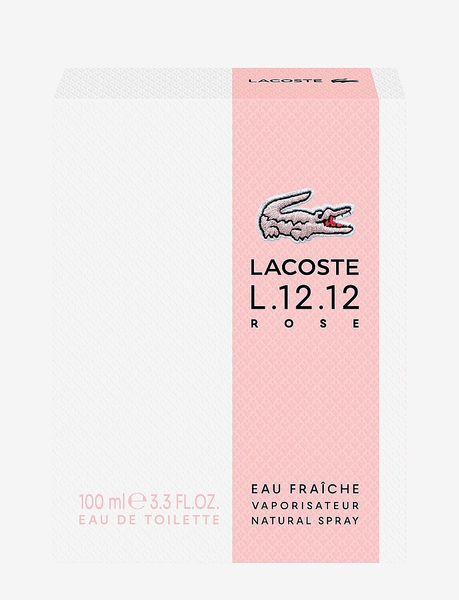 Lacoste Fragrance - L.12.12 ROSE EAU FRAICHE EDT 100 ML - til hende - clear - 2