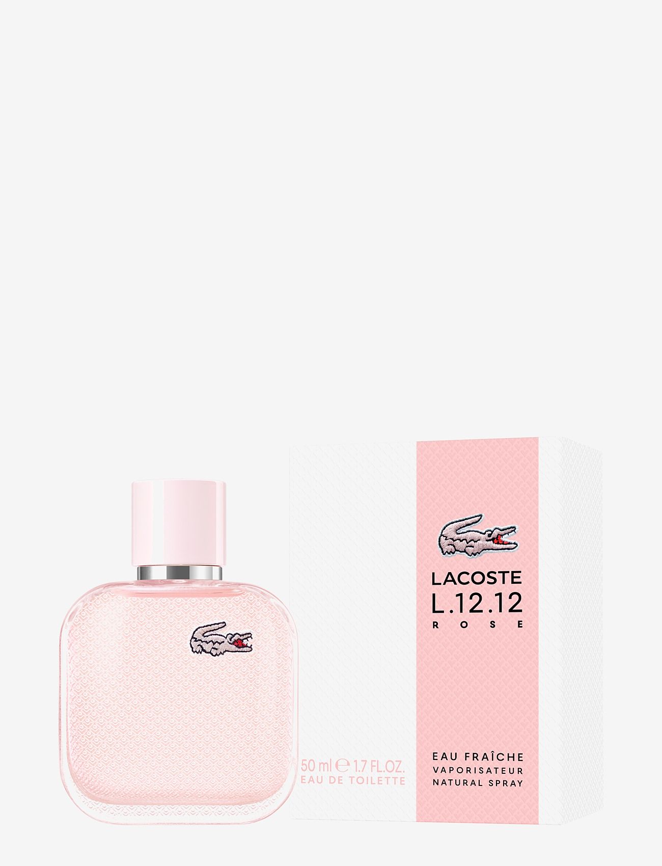 Lacoste Fragrance - L.12.12 ROSE EAU FRAICHE EDT 50 ML - til hende  - clear - 1