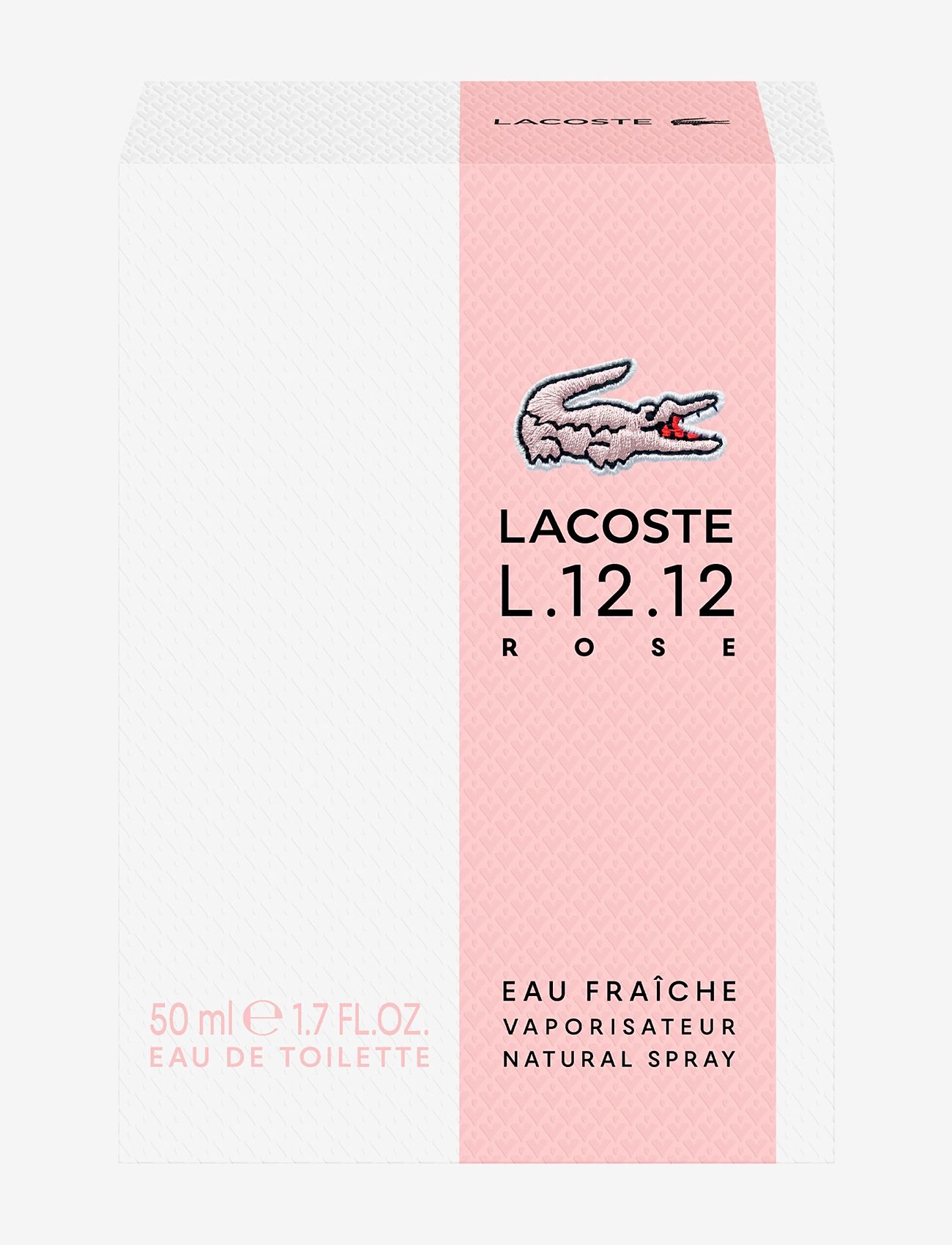 Lacoste Fragrance - L.12.12 ROSE EAU FRAICHE EDT 50 ML - til hende  - clear - 2