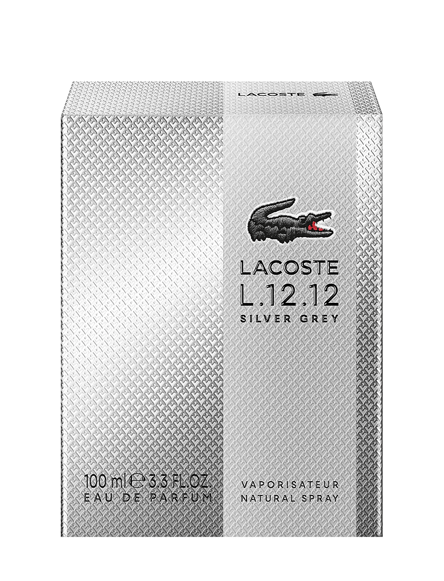 Lacoste Fragrance - L.12.12 Silver Grey EdP 100 ml - til ham - clear - 2