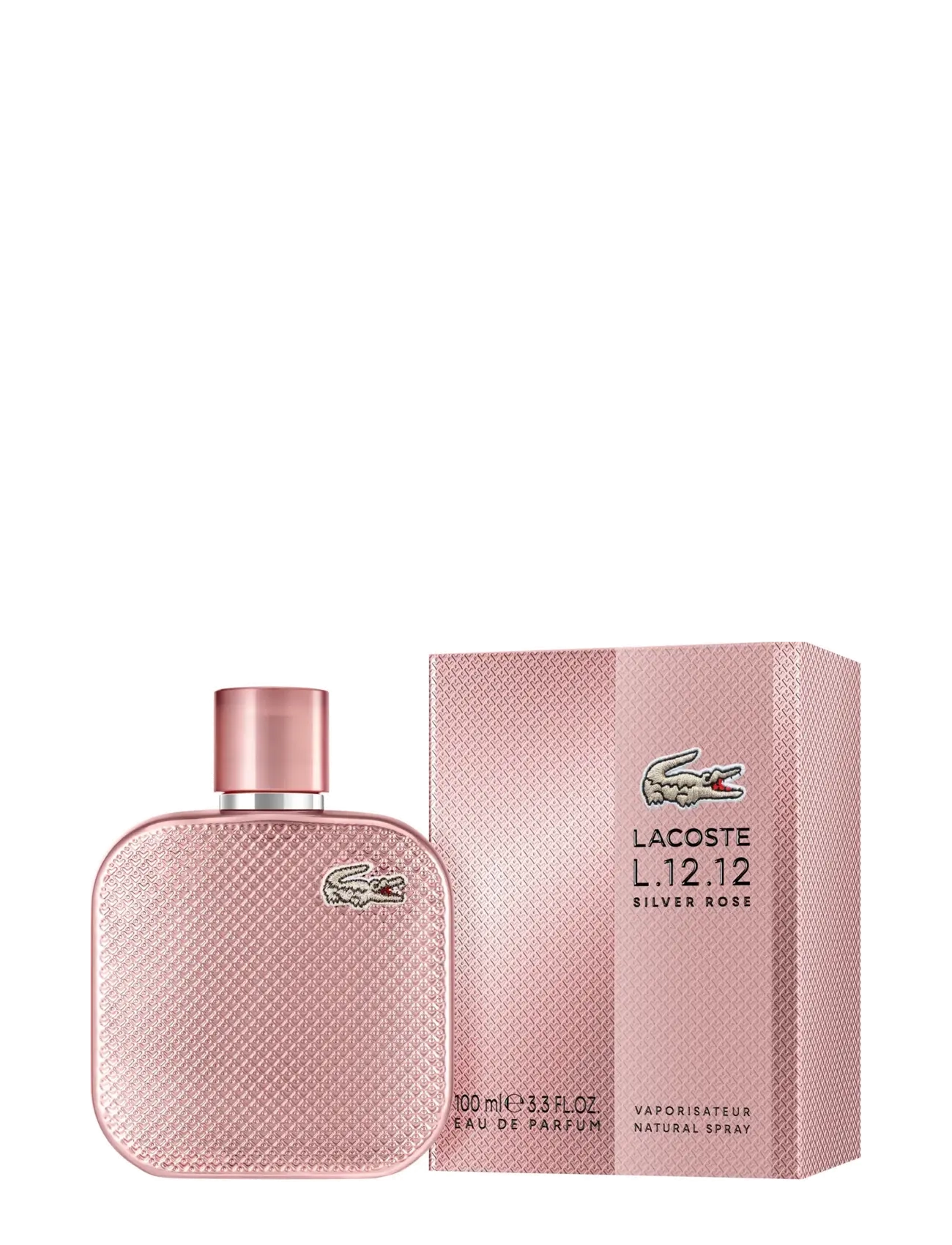 Lacoste Fragrance - L.12.12 Silver Rose EdP 100 ml - valmiina treffi-iltaan - clear - 1