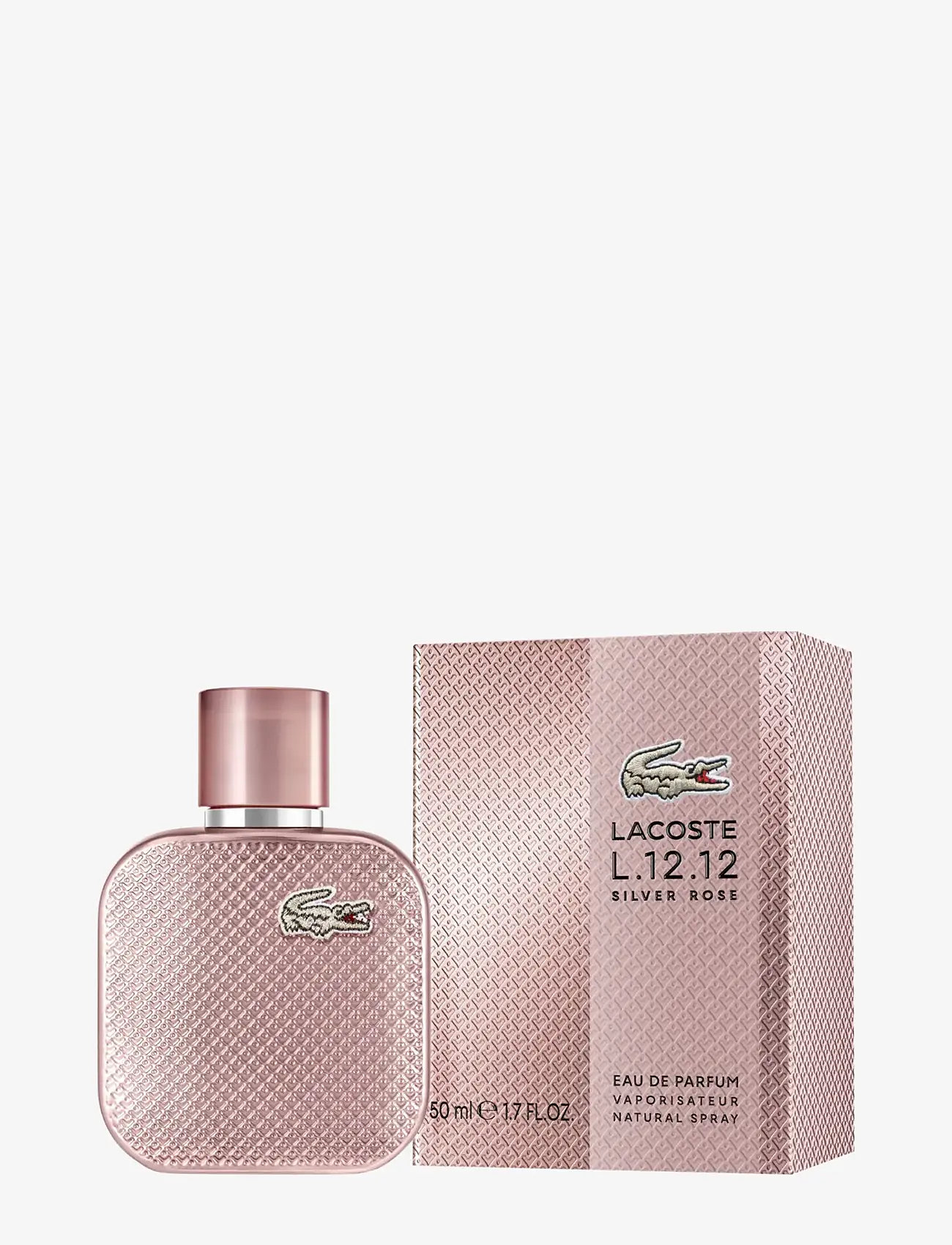 Lacoste Fragrance - L.12.12 Silver Rose EdP 50 ml - parfymer - clear - 1