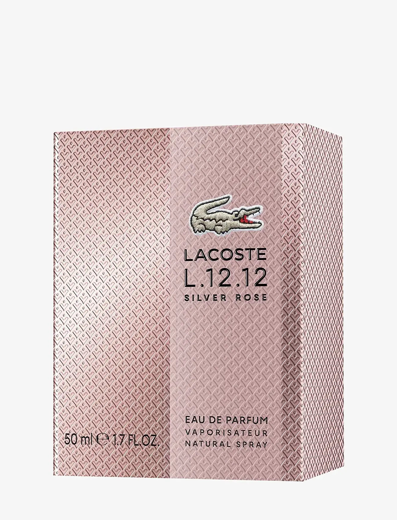 Lacoste Fragrance - L.12.12 Silver Rose EdP 50 ml - parfymer - clear - 2