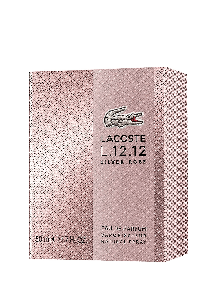 Lacoste Fragrance - L.12.12 Silver Rose EdP - bliv klar til date night - clear - 2