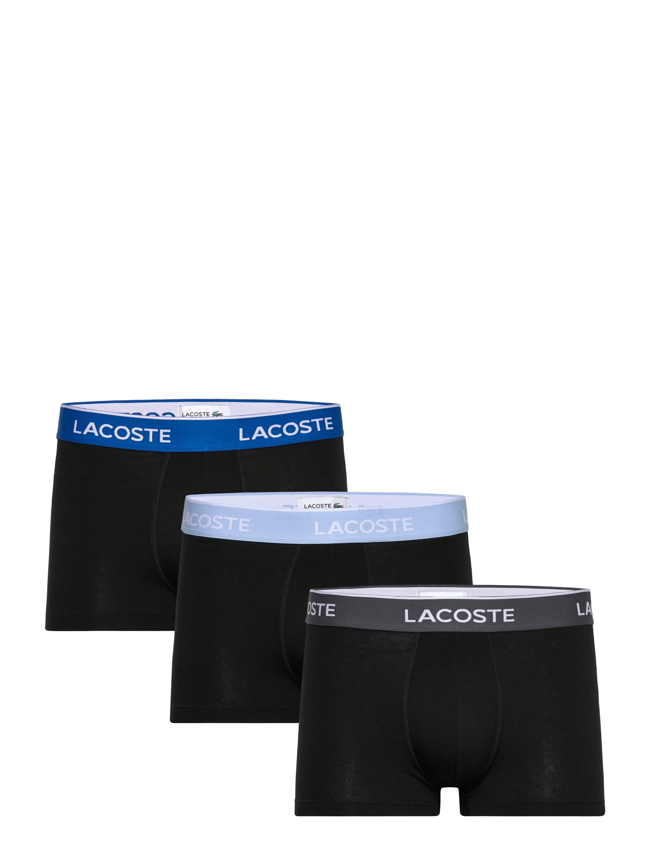 Lacoste 5H51 Trunk men - Undertøy - BLACK/MARINA-OVERVIEW-GRAY / black