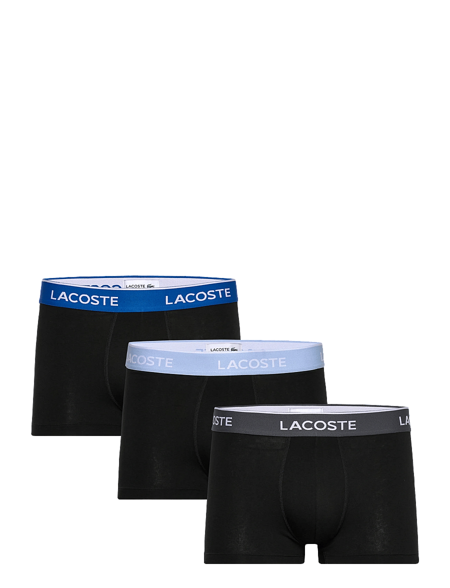Lacoste - 5H51 Trunk men - bokserki szorty - black/marina-overview-gray - 0