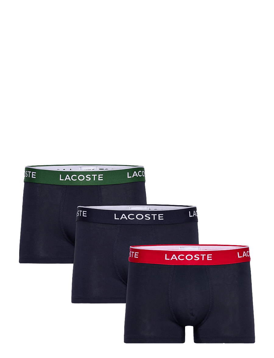 Lacoste - 5H51 Trunk men - boxershorts - navy blue/green-red-navy - 0