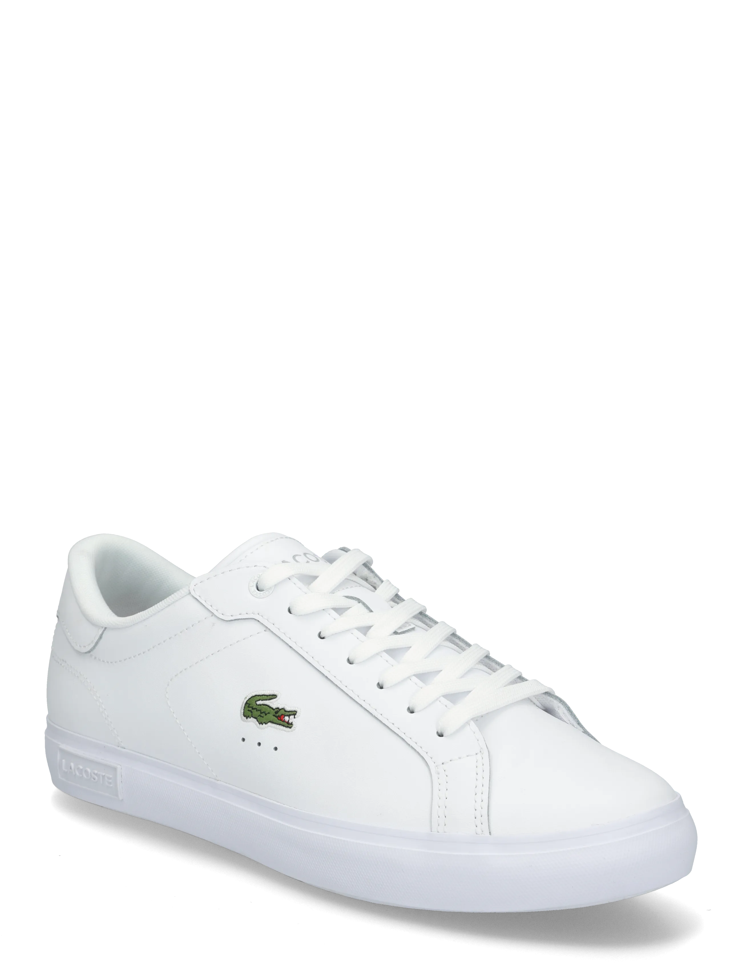 Lacoste POWERCOURT 125 2 SMA - Skor - WHT/WHT / white