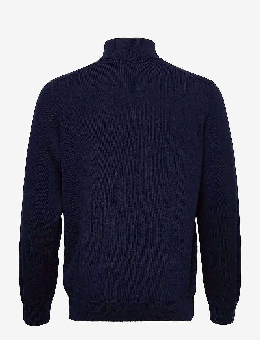 Lacoste - SWEATERS - pullover mit halbem reißverschluss - navy blue - 1