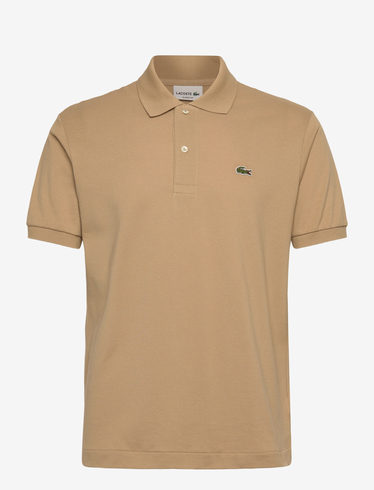 Lacoste - Classic Fit L1212 Original Polo Shirt - kortærmede poloer - beige - 0