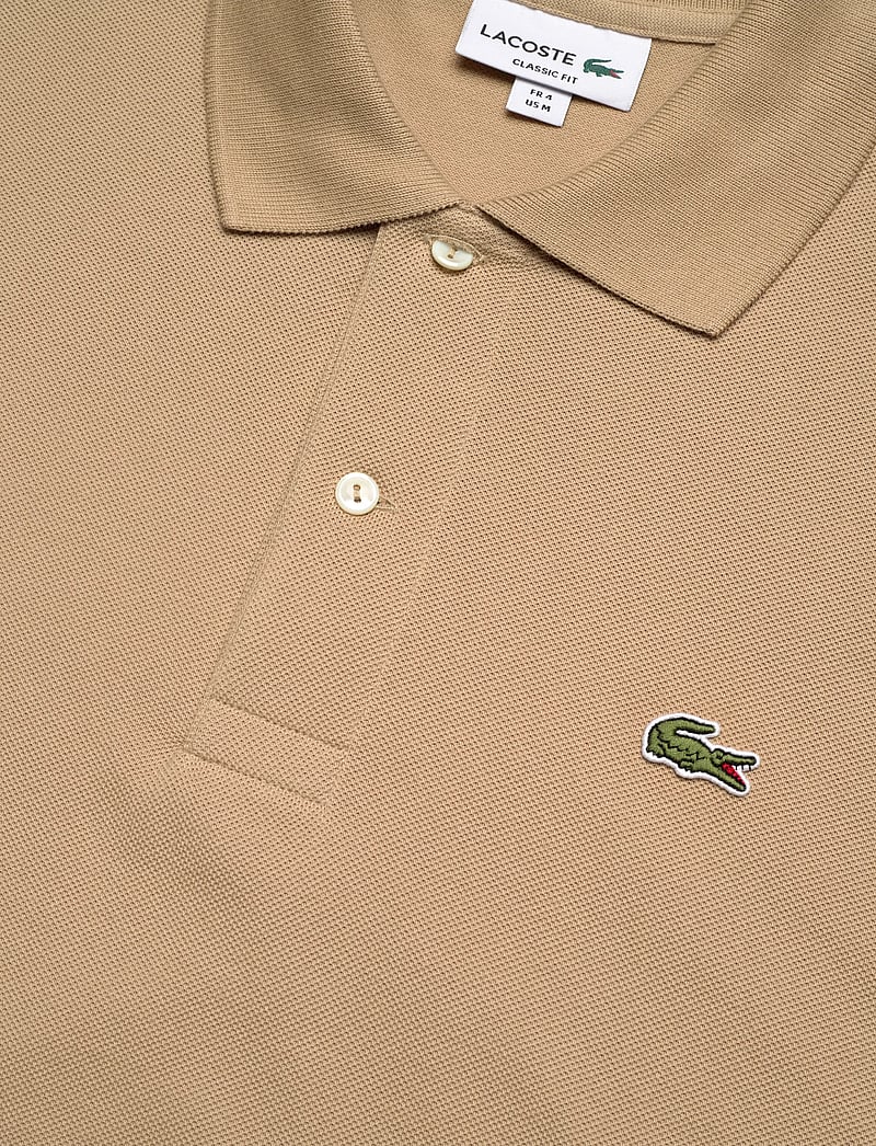 Lacoste - Classic Fit L1212 Original Polo Shirt - kortærmede poloer - beige - 2