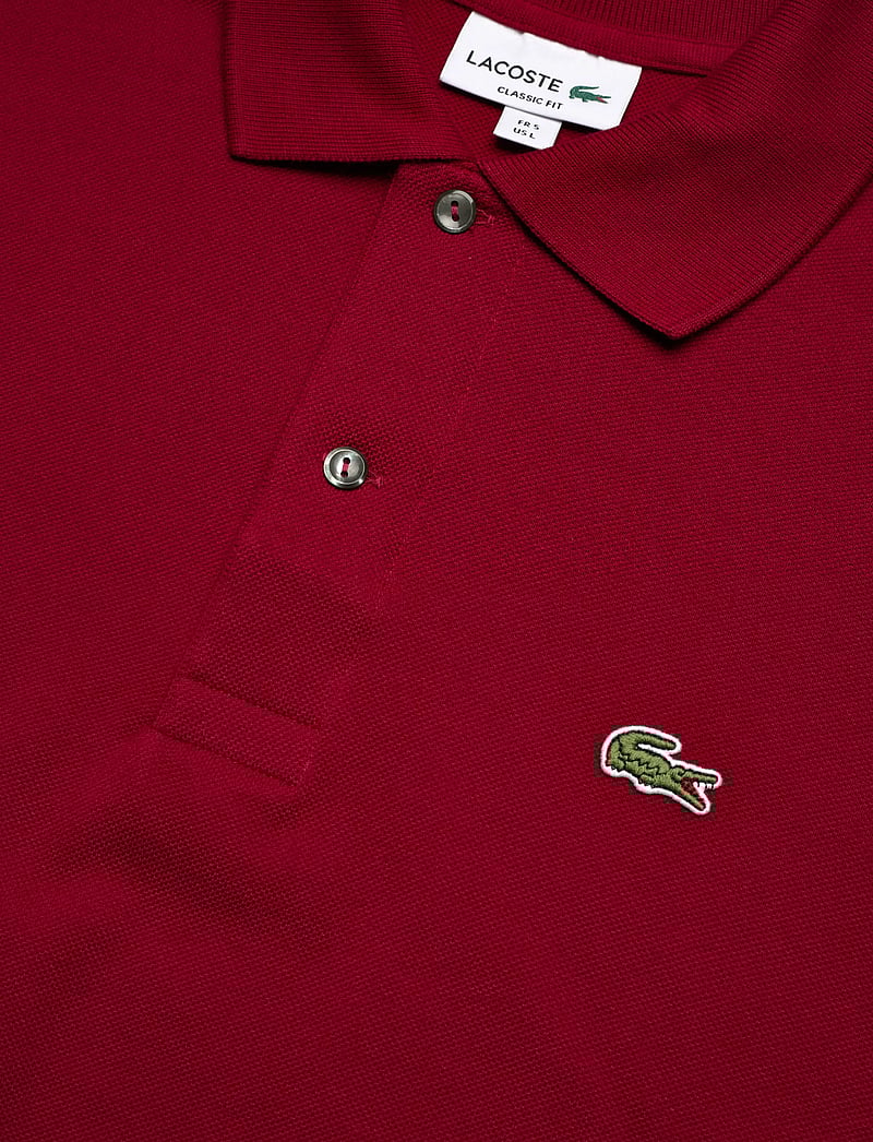 Lacoste - Classic Fit L1212 Original Polo Shirt - kortærmede poloer - bordeaux - 2