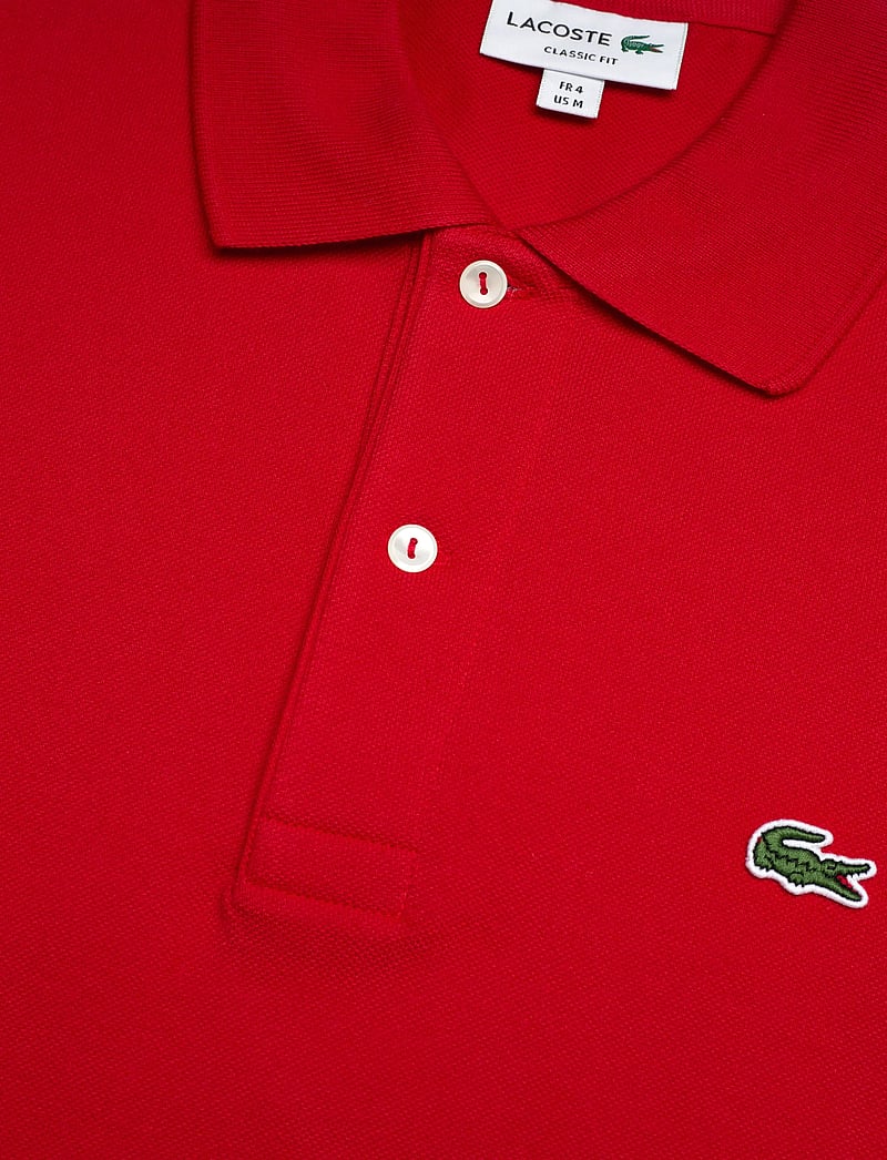 Lacoste - Classic Fit L1212 Original Polo Shirt - kortärmade pikéer - red - 2