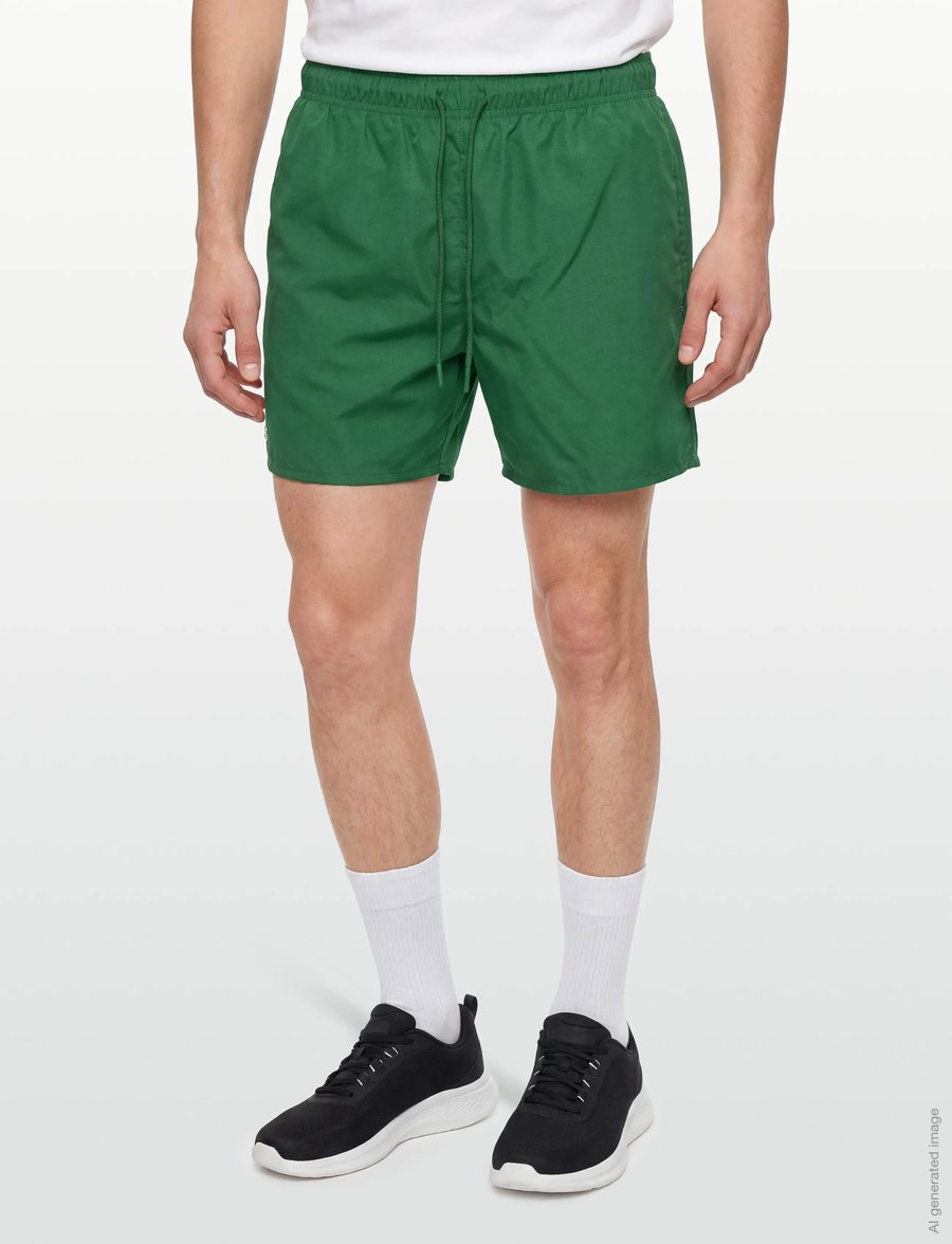 Lacoste - 1HM1 Men's swimming trunks - badeshorts - green/green - 4